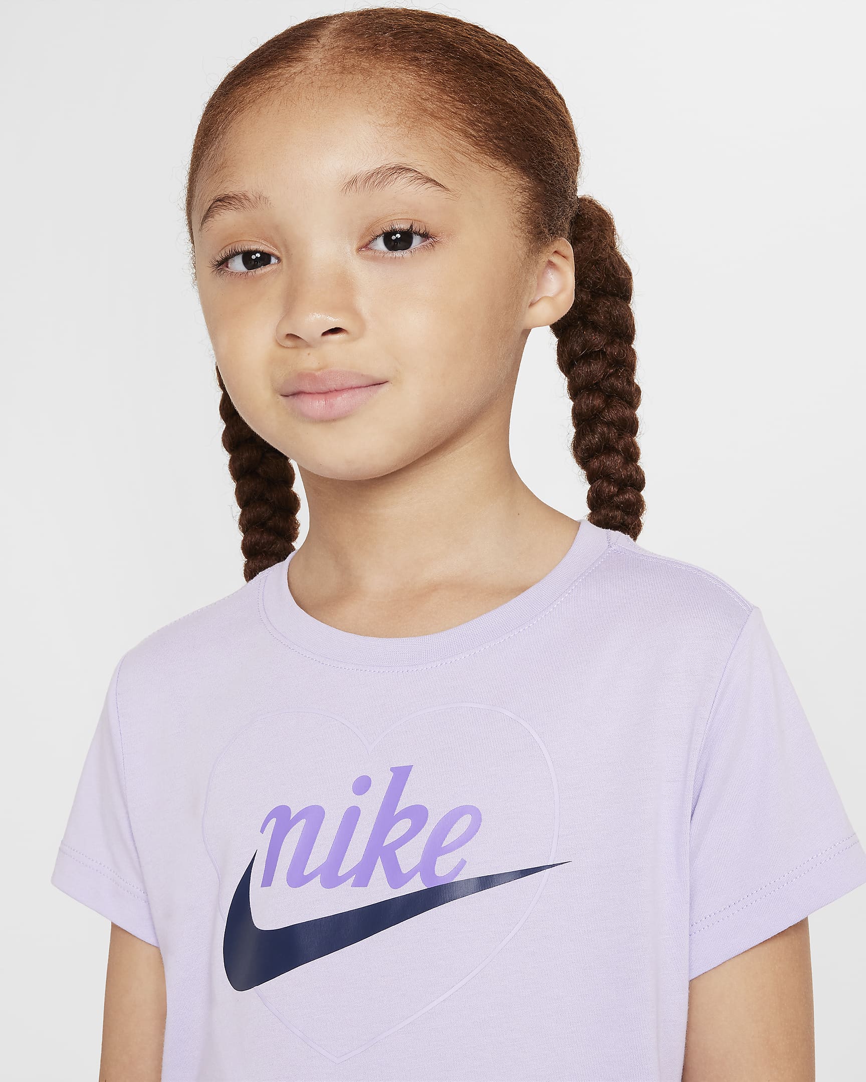 Nike New Impressions Little Kids' Heart Graphic T-Shirt - Hydrangeas