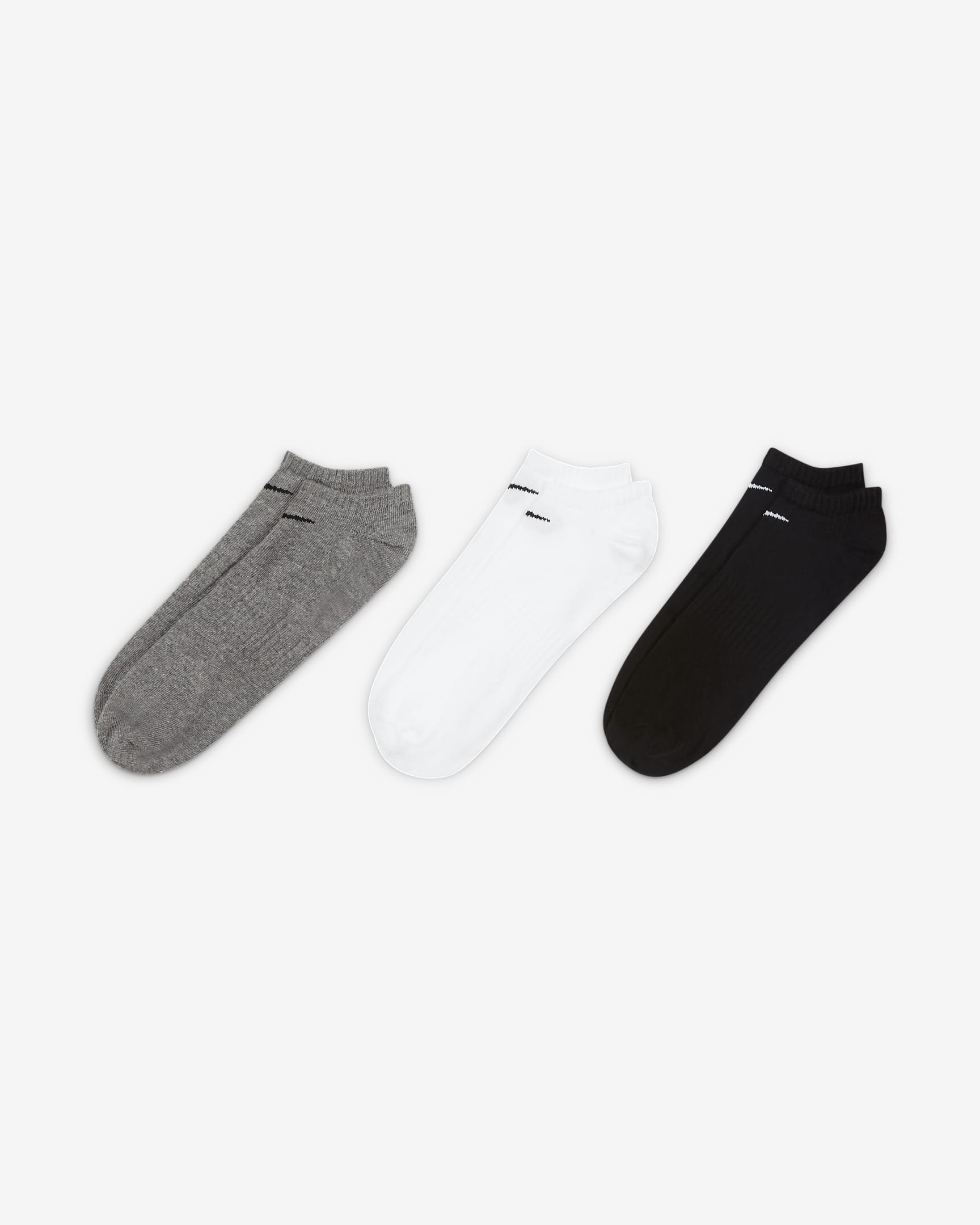 Nike Everyday Lightweight Training No-Show Socks (3 Pairs) - Multi-Colour