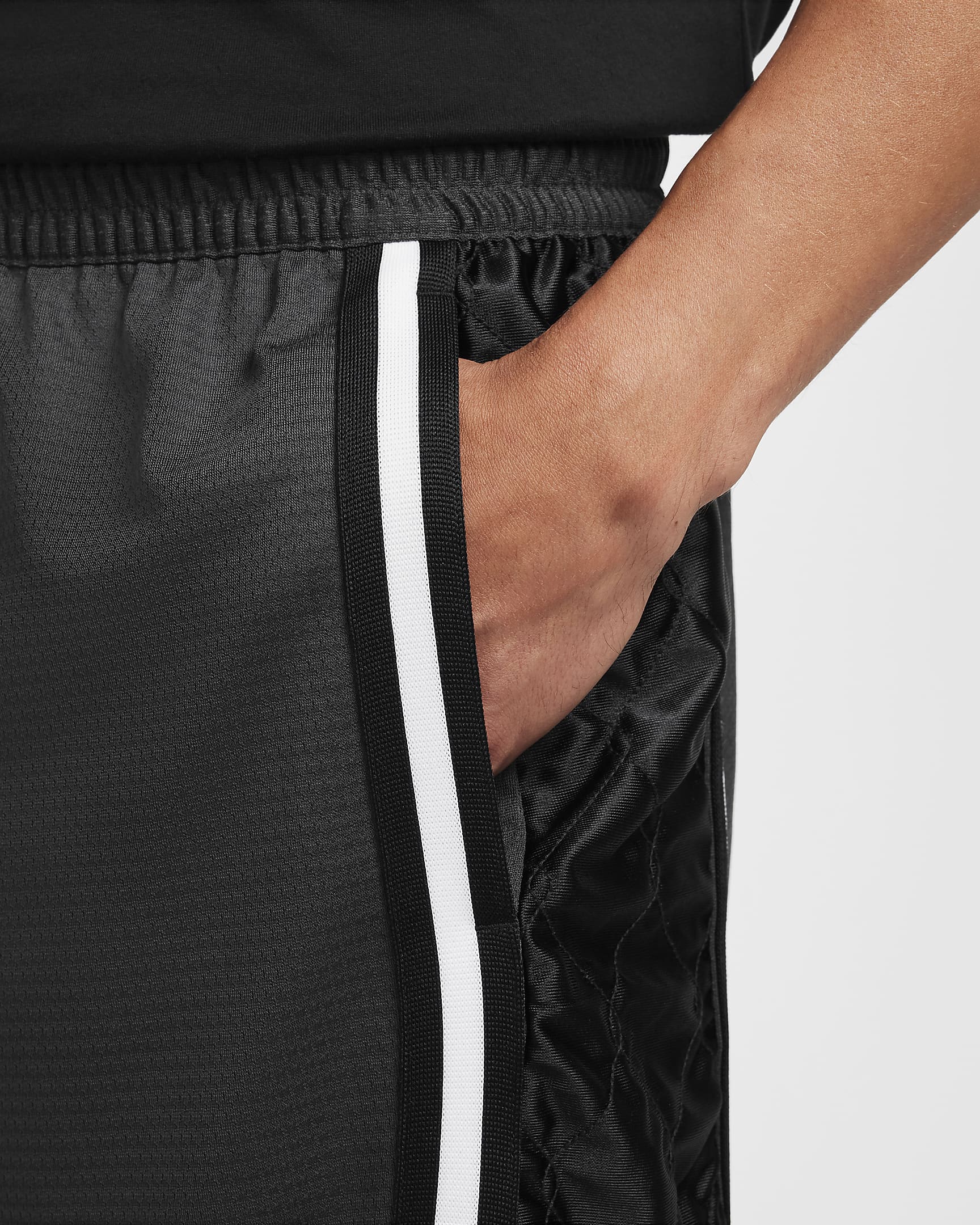 Short de basket 20 cm Nike DNA Dri-FIT pour homme - Anthracite/Noir/Blanc