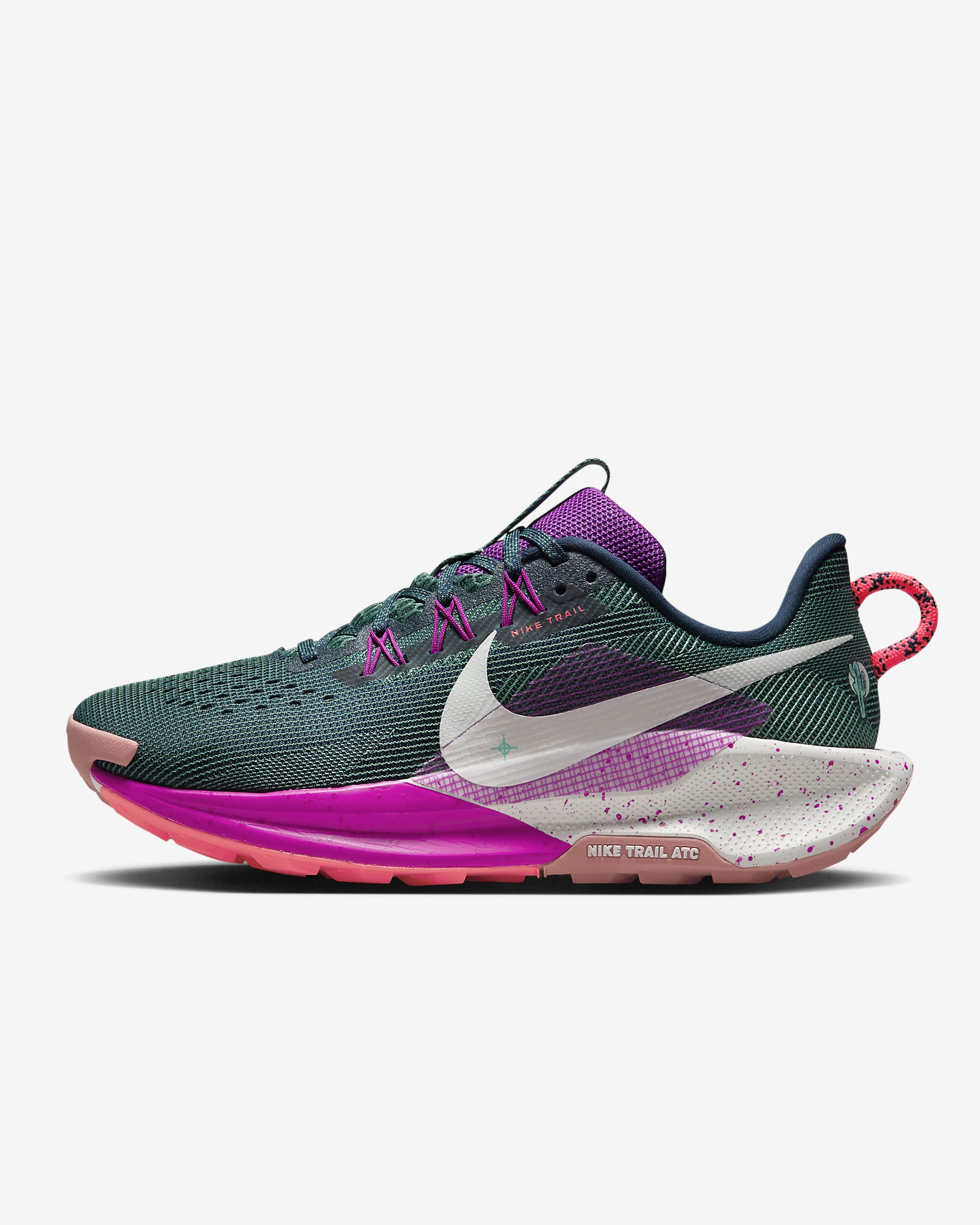 Nike Pegasus Trail 5 Women's Trail-Running Shoes - Armoury Navy/Vivid Grape/Green Frost/Phantom