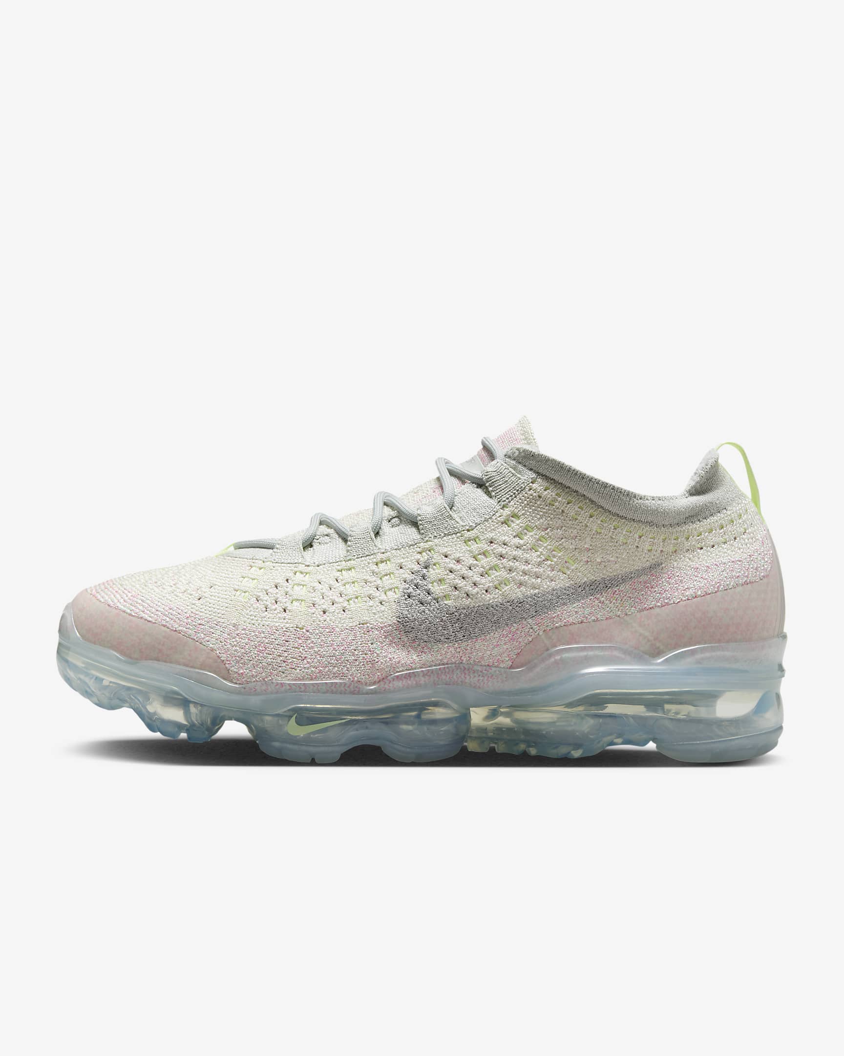 Nike Air VaporMax 2023 Flyknit 女鞋 - Sea Glass/Light Silver/Barely Volt/Metallic Silver