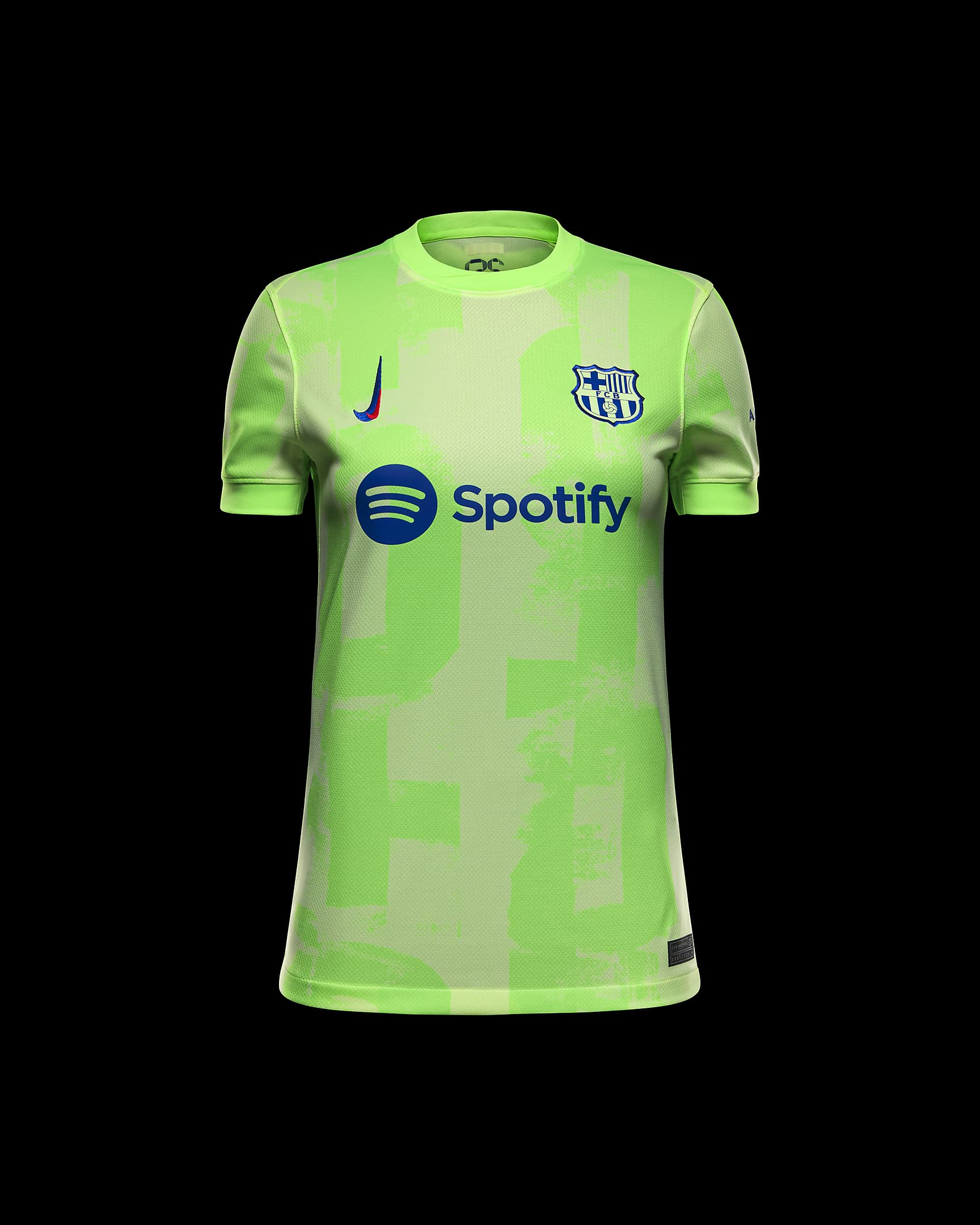 Damska koszulka piłkarska Nike Dri-FIT FC Barcelona Stadium 2024/25 (wersja trzecia) – replika - Barely Volt/Barely Volt/Lime Blast/Old Royal