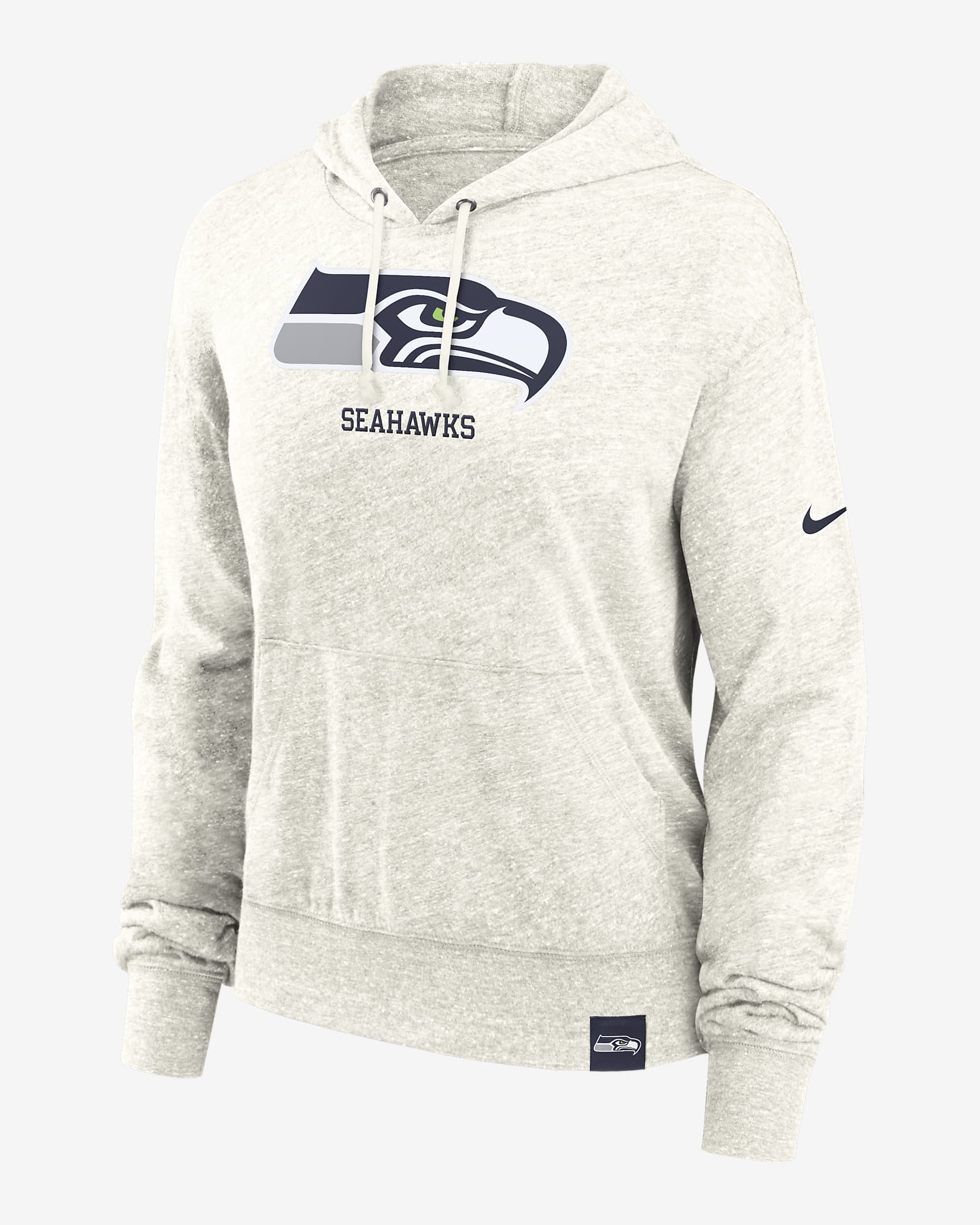 Seattle Seahawks Gym Vintage Women's Nike NFL Pullover Hoodie - Cream