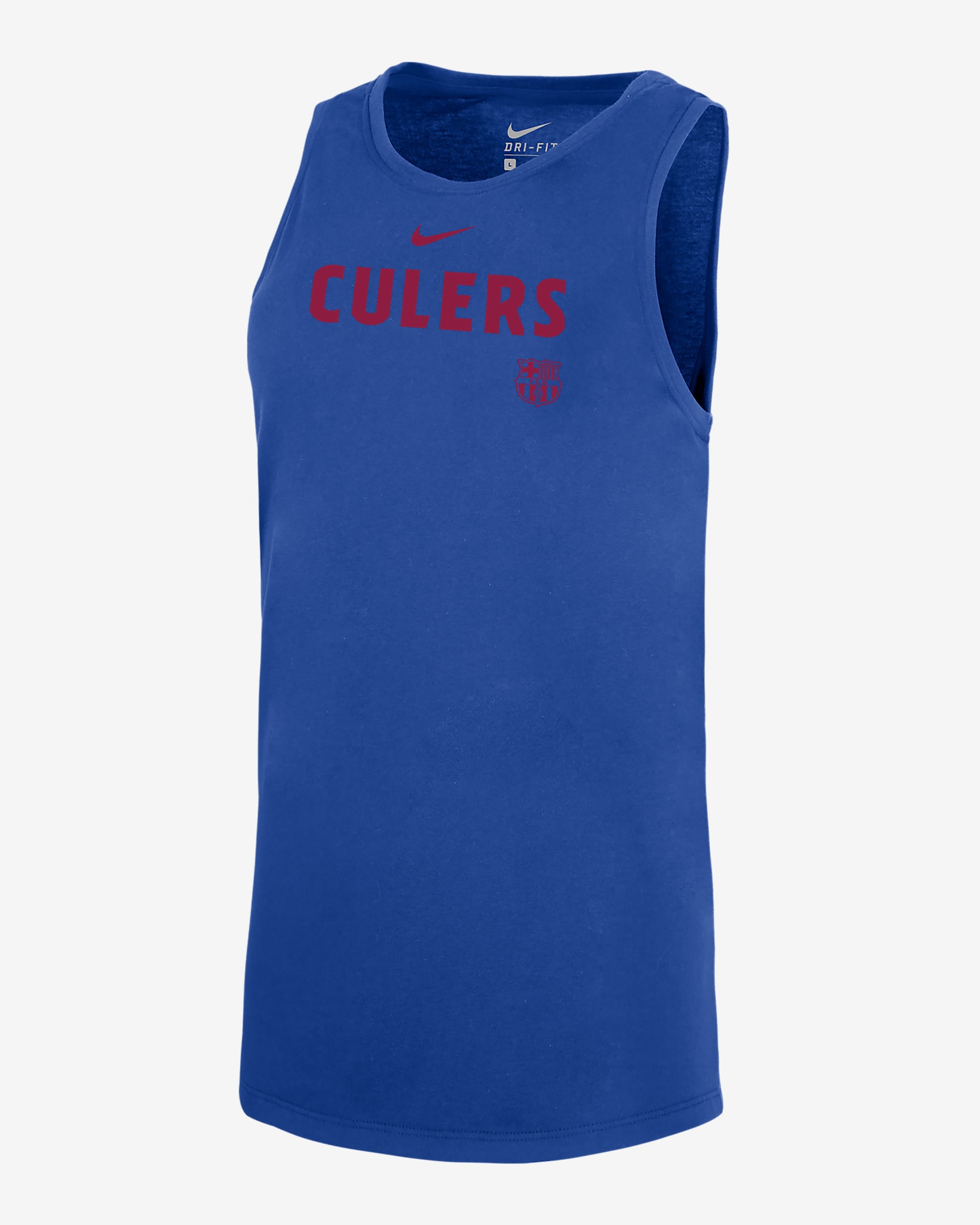 FC Barcelona Women's Nike DriFIT Soccer Tank Top.