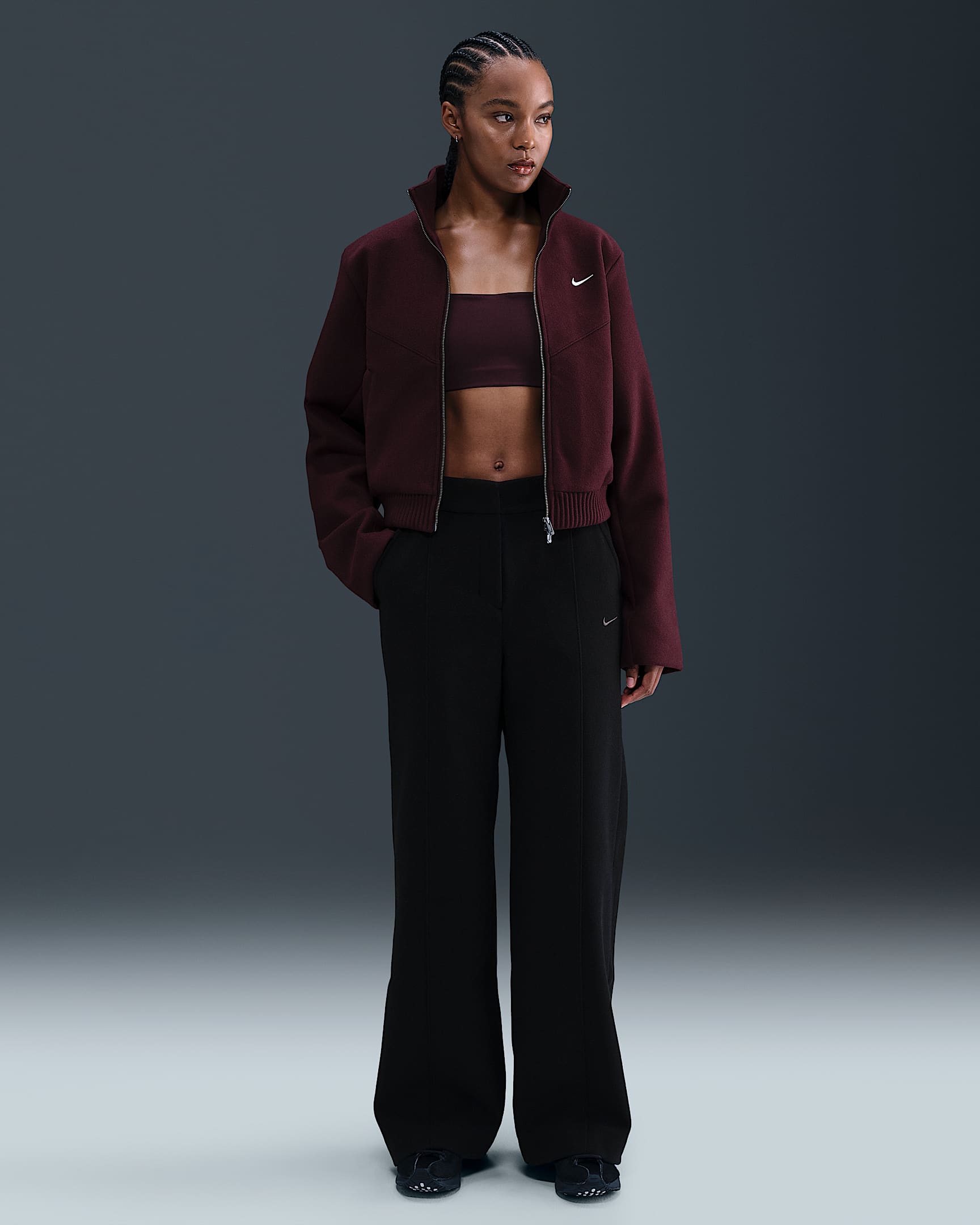 Nike Sportswear Women's Tailored Trouser Pants - Black/Anthracite