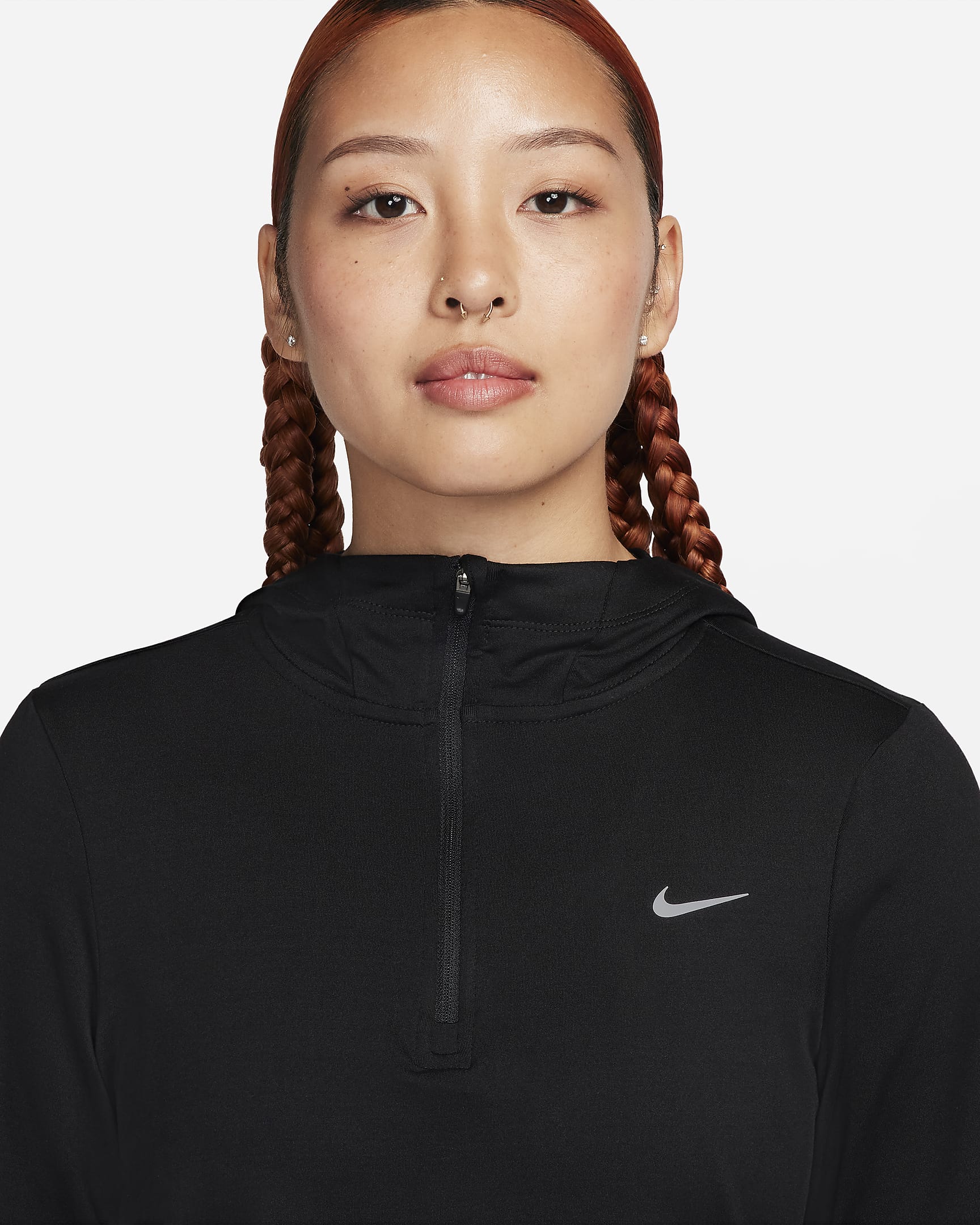 Nike Dri-FIT Swift UV Women's Hooded Running Jacket. Nike IN