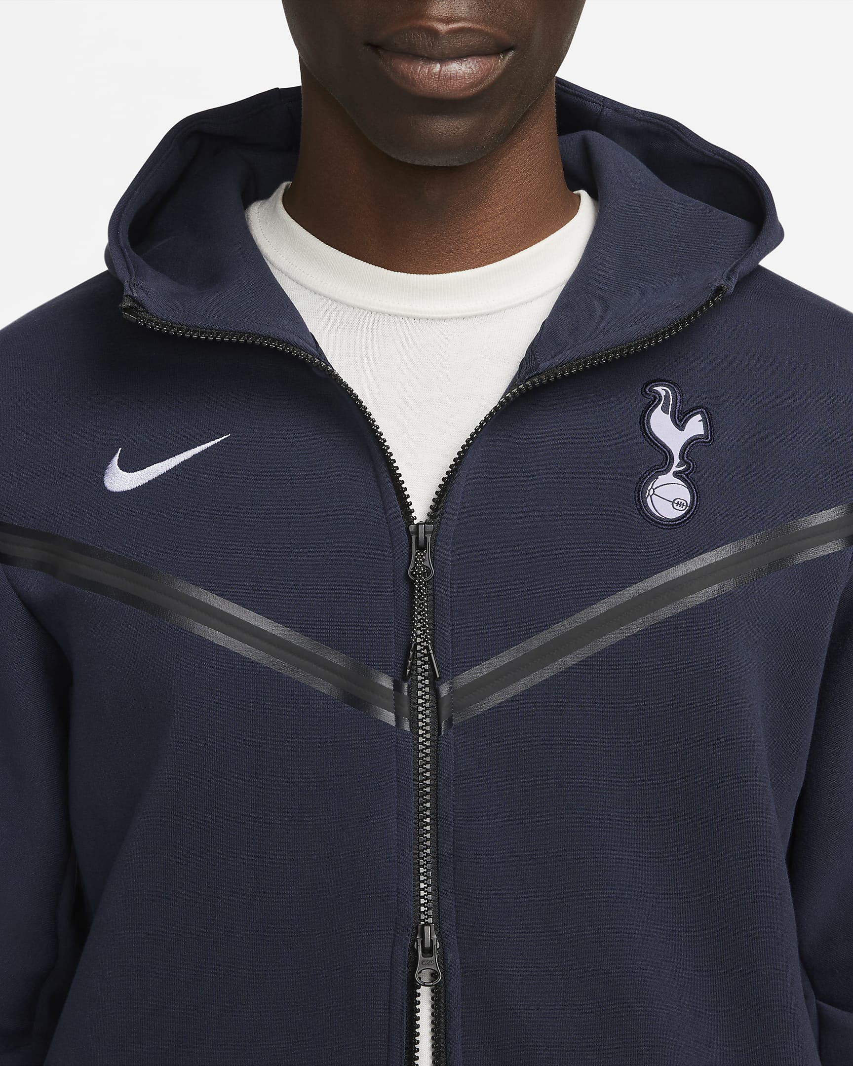 Tottenham Hotspur Tech Fleece Windrunner Mens Nike Full Zip Hoodie