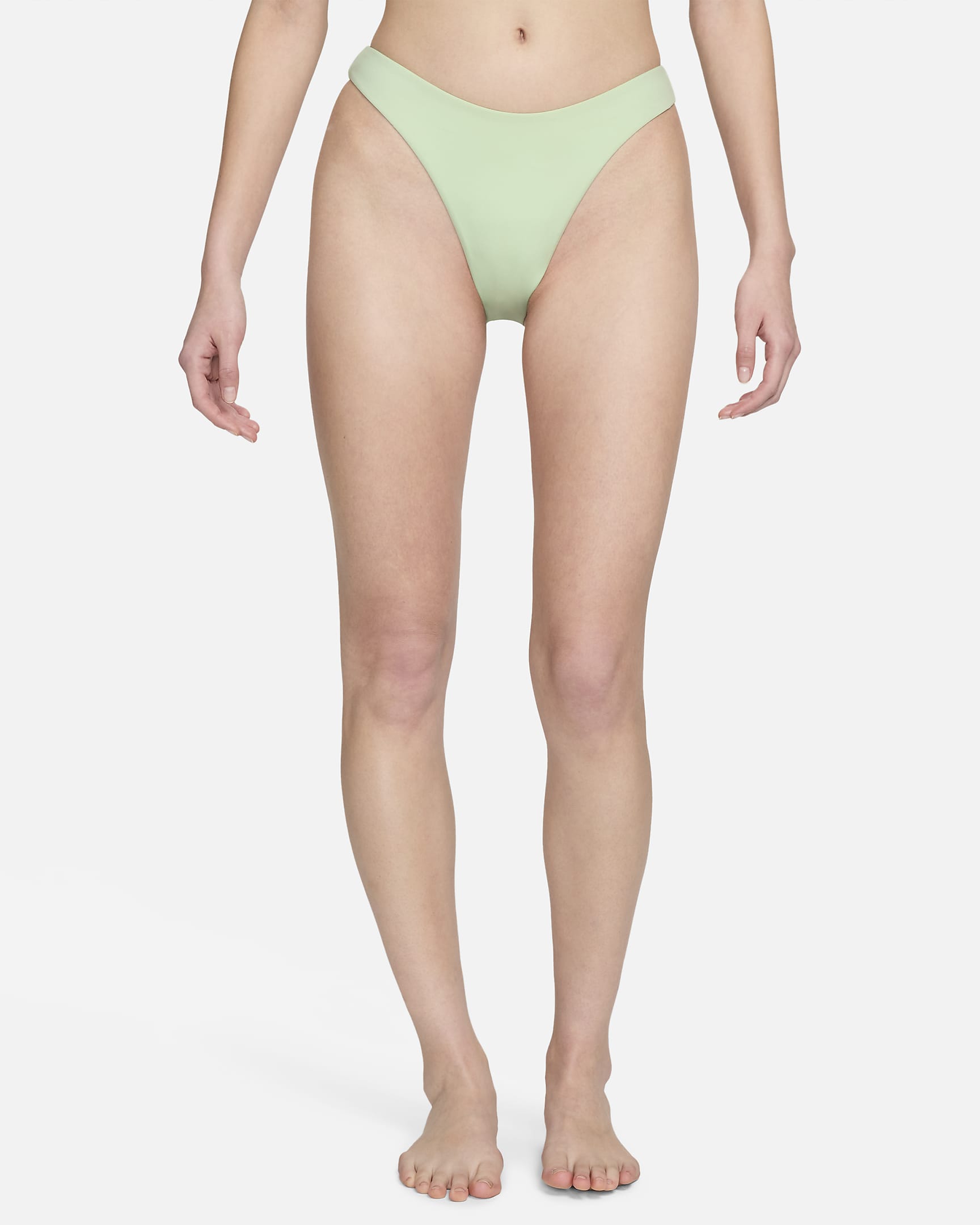 Parte inferior de traje de baño estilo Sling para mujer Nike Essential - Verde vapor