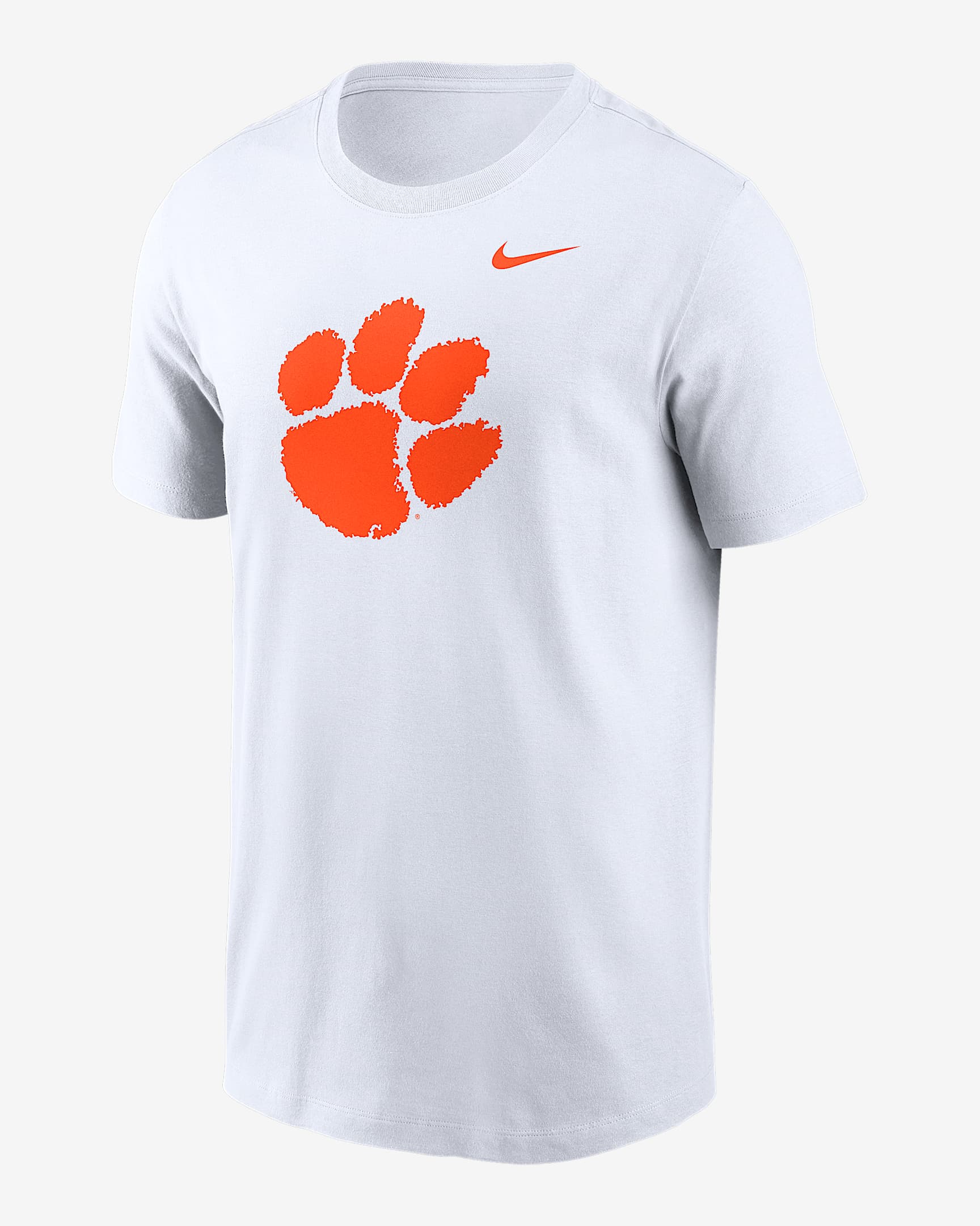 Clemson Tigers Primetime Logo Men's Nike College T-Shirt - White