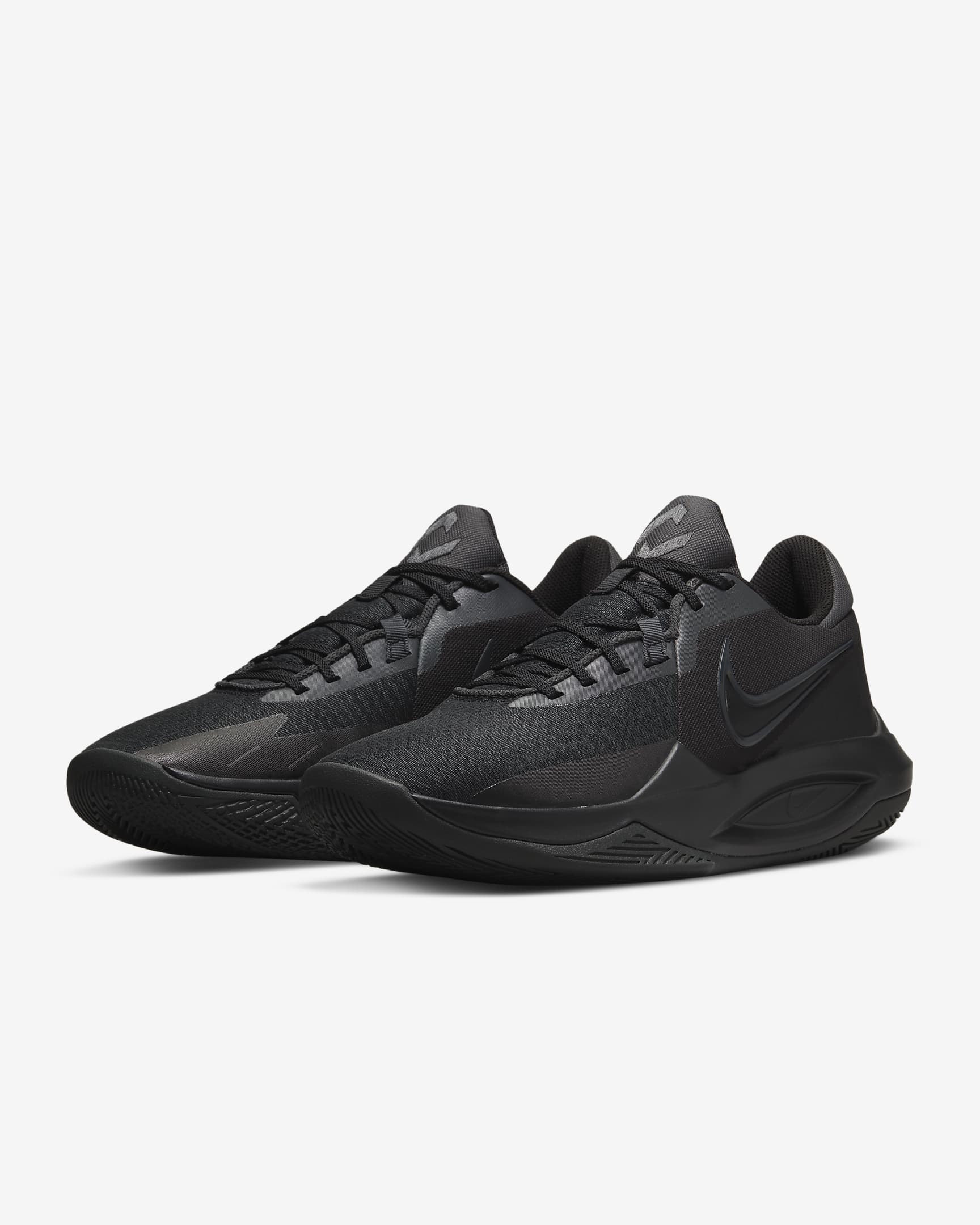 Nike Precision 6 Basketball Shoes - Black/Black/Anthracite