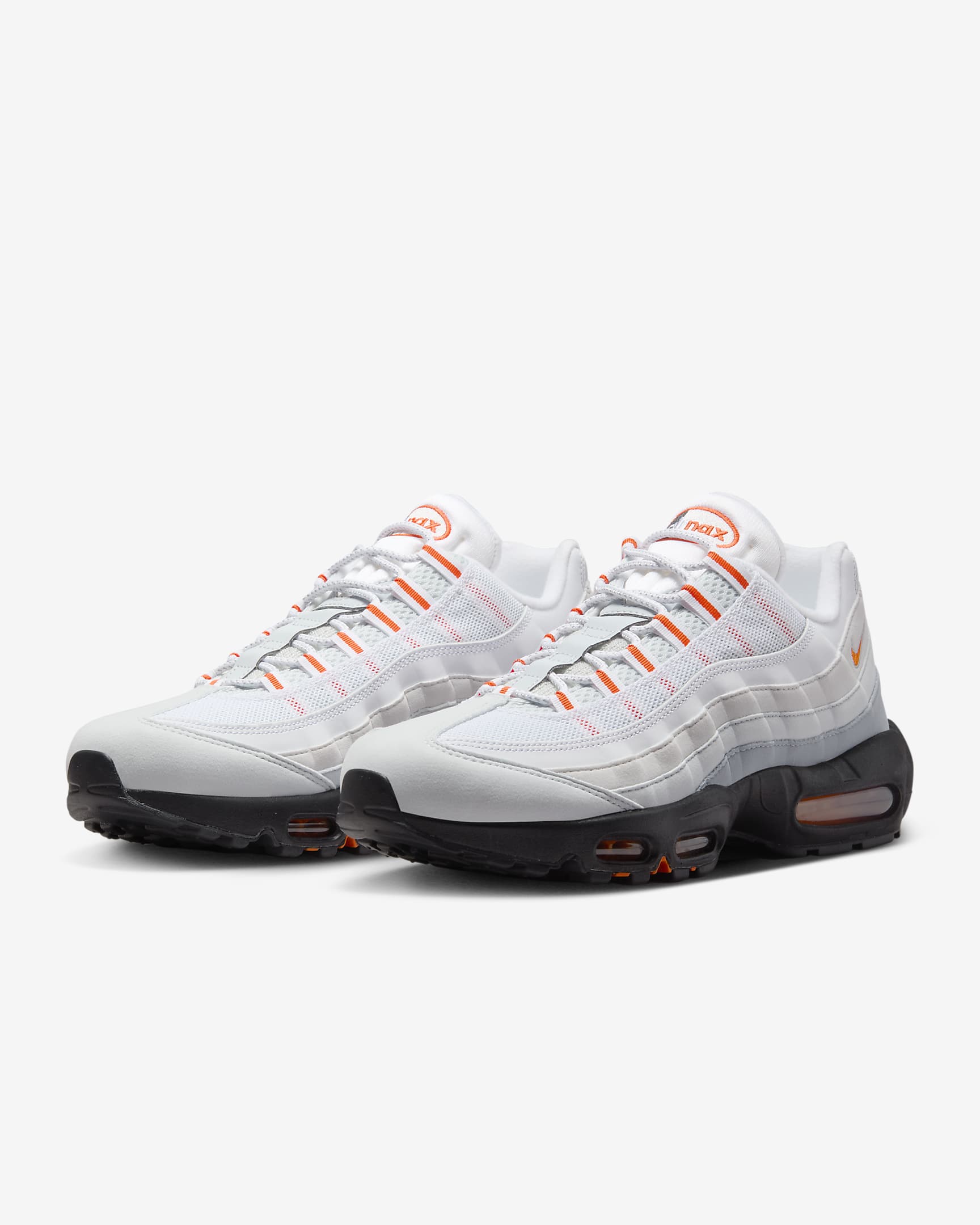 Nike Air Max 95 Shoes - Wolf Grey/Pure Platinum/Photon Dust/Safety Orange