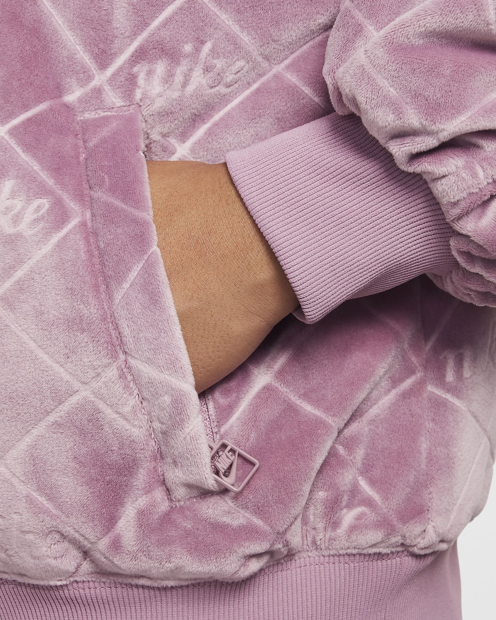 Nike Sportswear Jacke für ältere Kinder (Mädchen) - Plum Dust