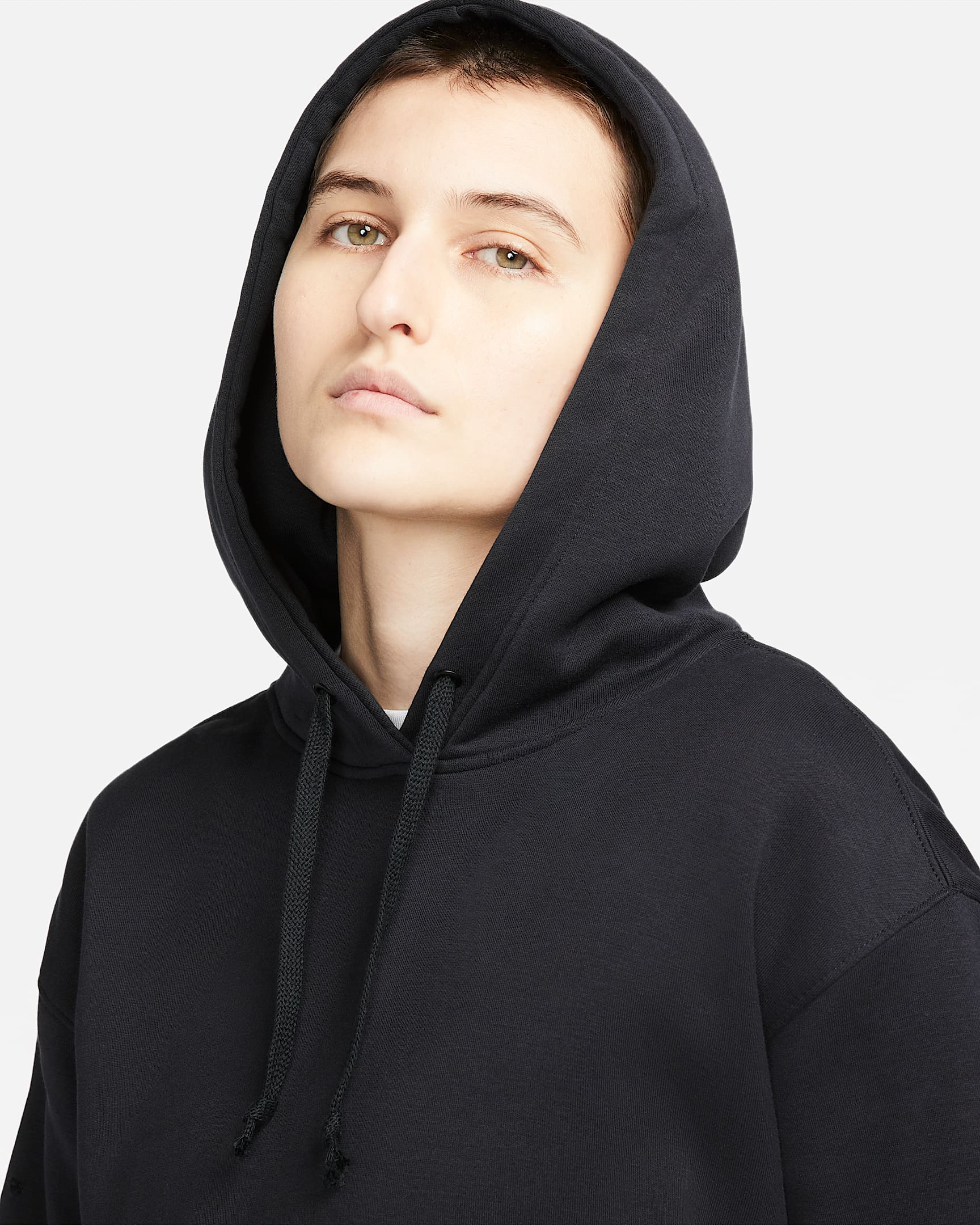 Sudadera con gorro de tejido Fleece oversized para mujer Nike x Rit DIY