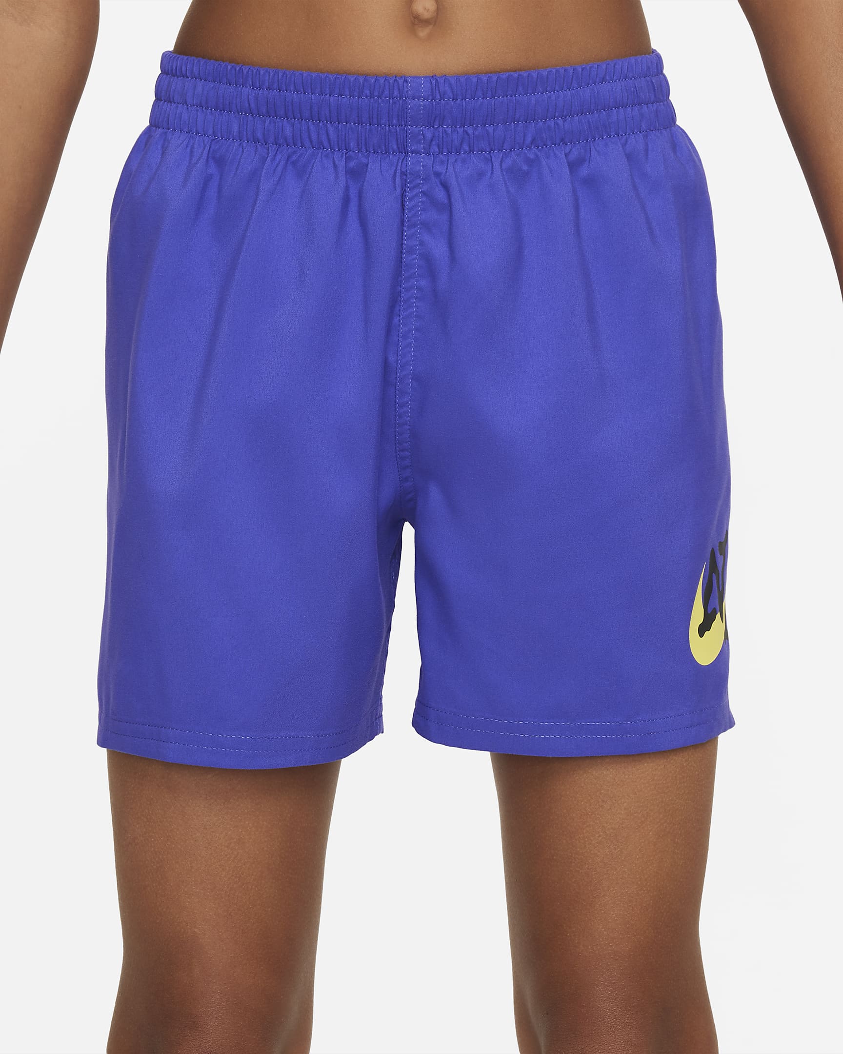 Shorts de vóleibol de 10 cm para niño talla grande Nike Swim Scribble - Violeta persa