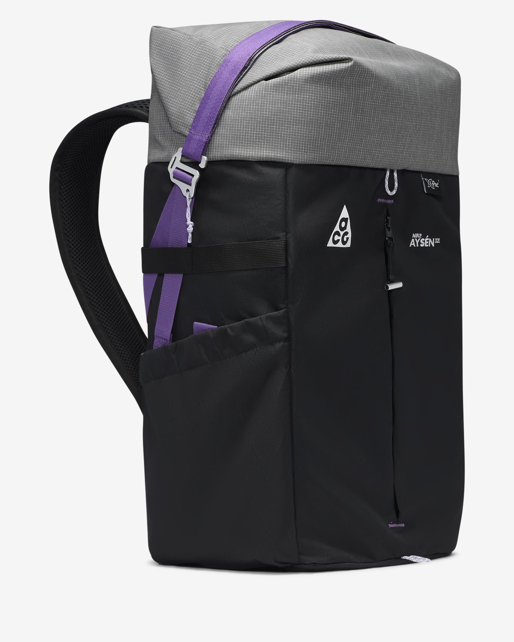 Mochila Nike ACG Aysén (32 L) - Negro/Gris azulado/Blanco