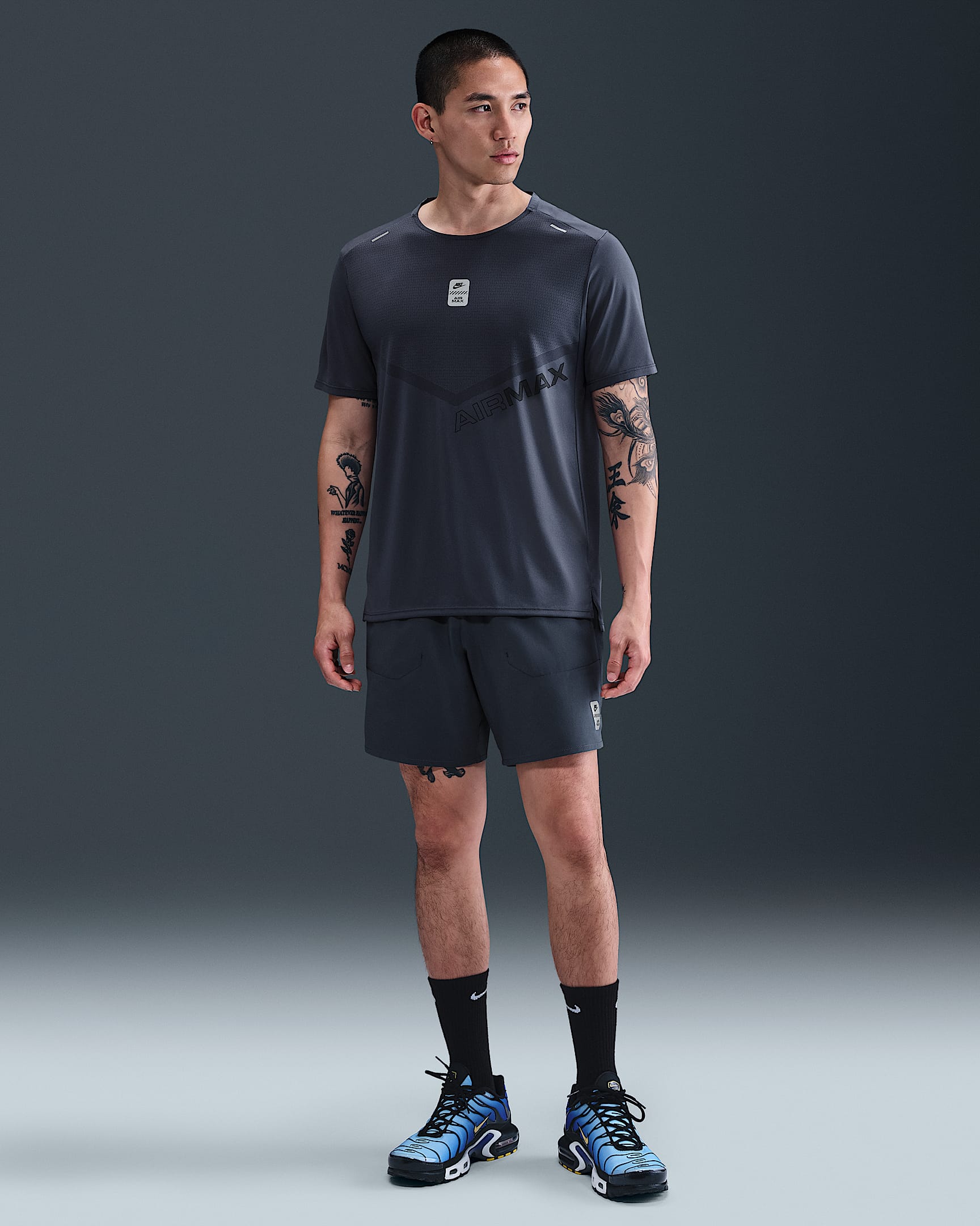 Nike Air Max Men's Woven Shorts - Thunder Blue/Black