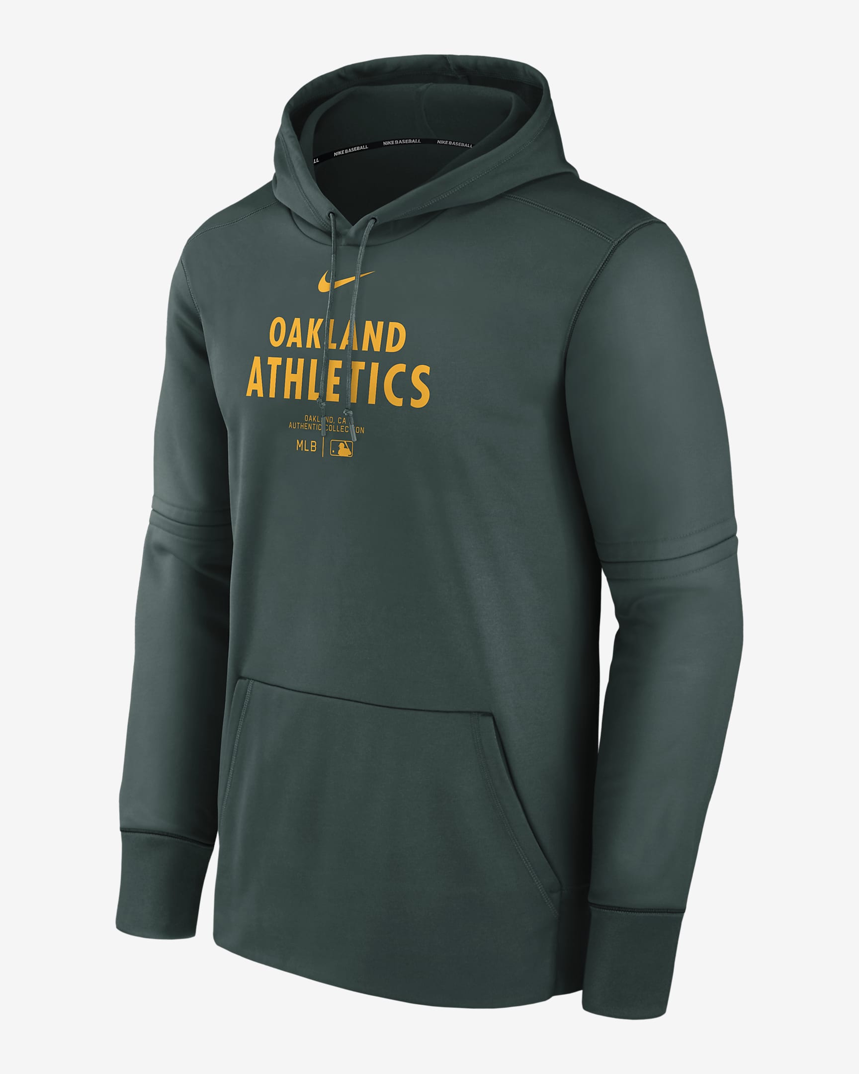 Oakland Athletics Authentic Collection Practice Men's Nike Therma MLB ...
