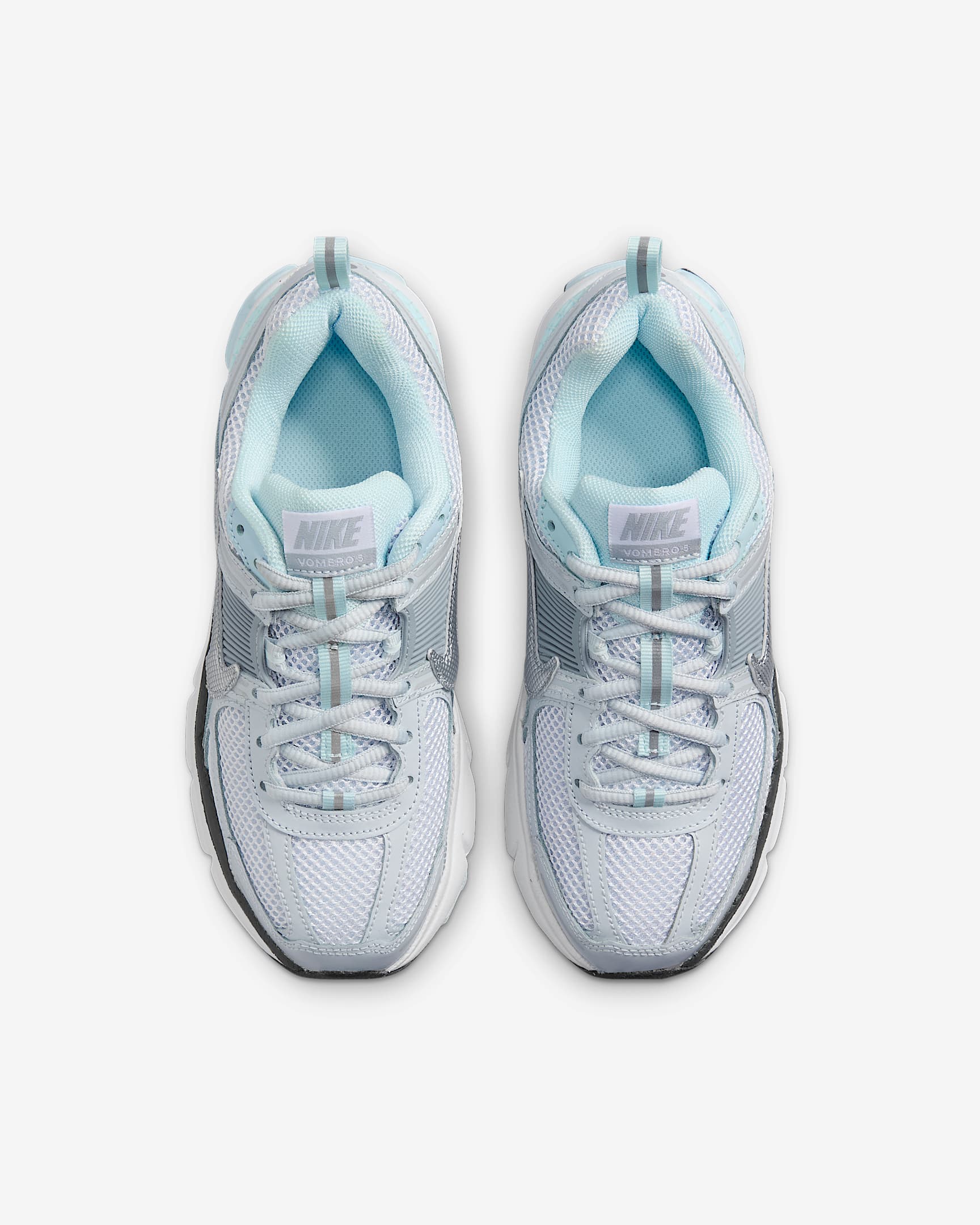 Chaussure Nike Vomero 5 pour ado - Pure Platinum/Glacier Blue/Wolf Grey/Metallic Silver