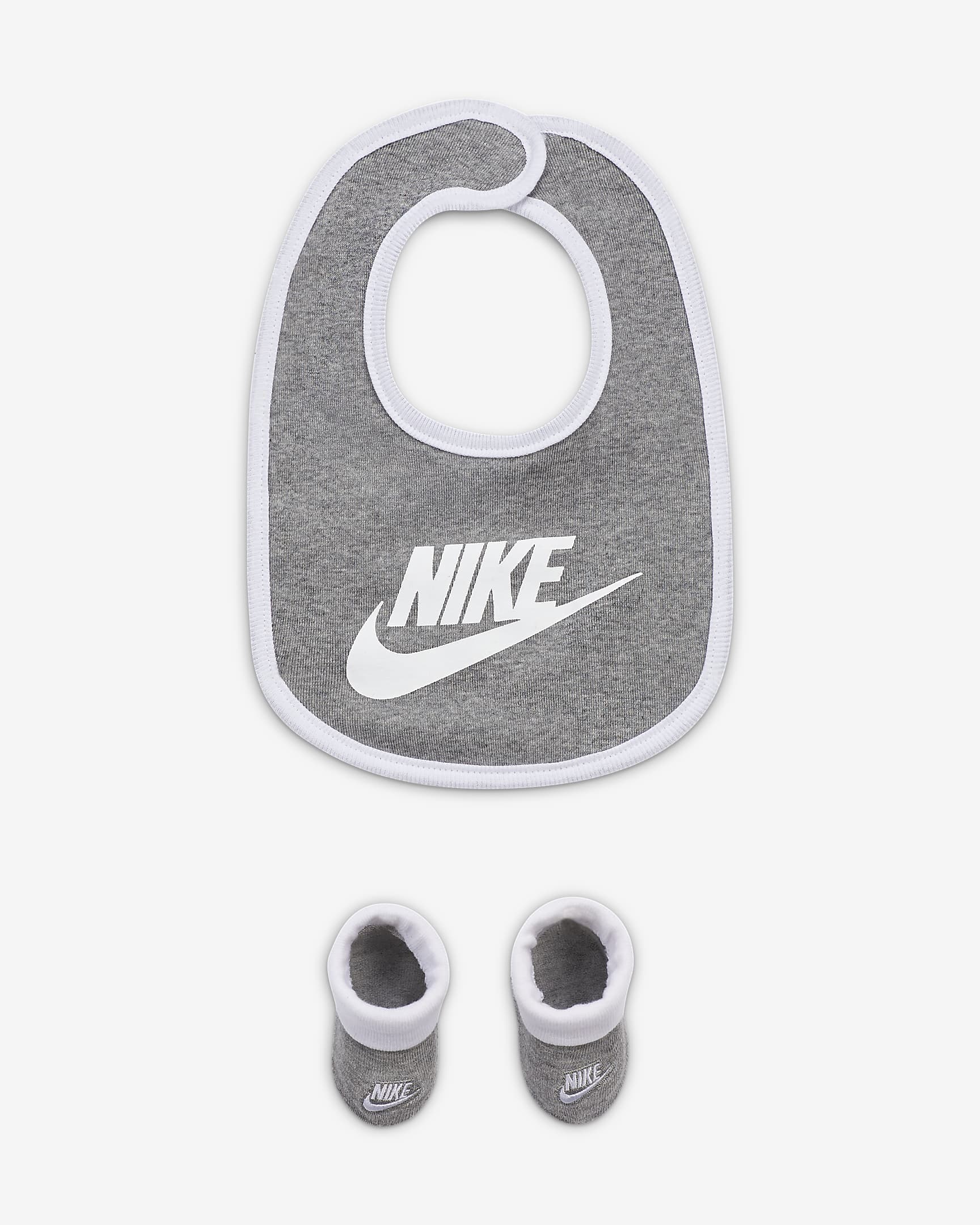 Nike Baby (0-6M) Bib and Booties Set
