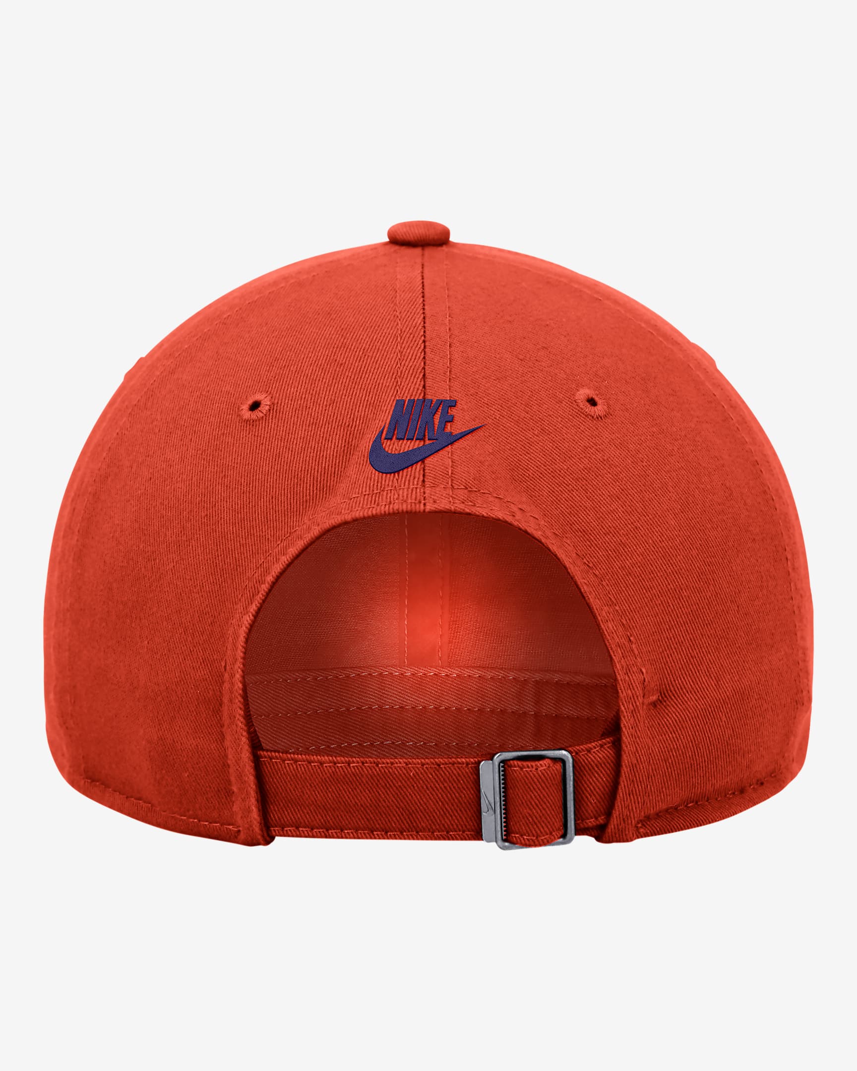 Clemson Logo Nike College Adjustable Cap - Team Orange