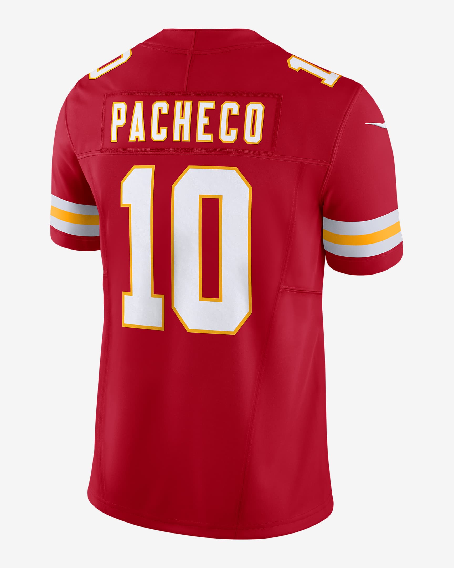 Jersey de la NFL Nike Dri-FIT Limited para hombre Isiah Pacheco Kansas City Chiefs - Rojo universitario