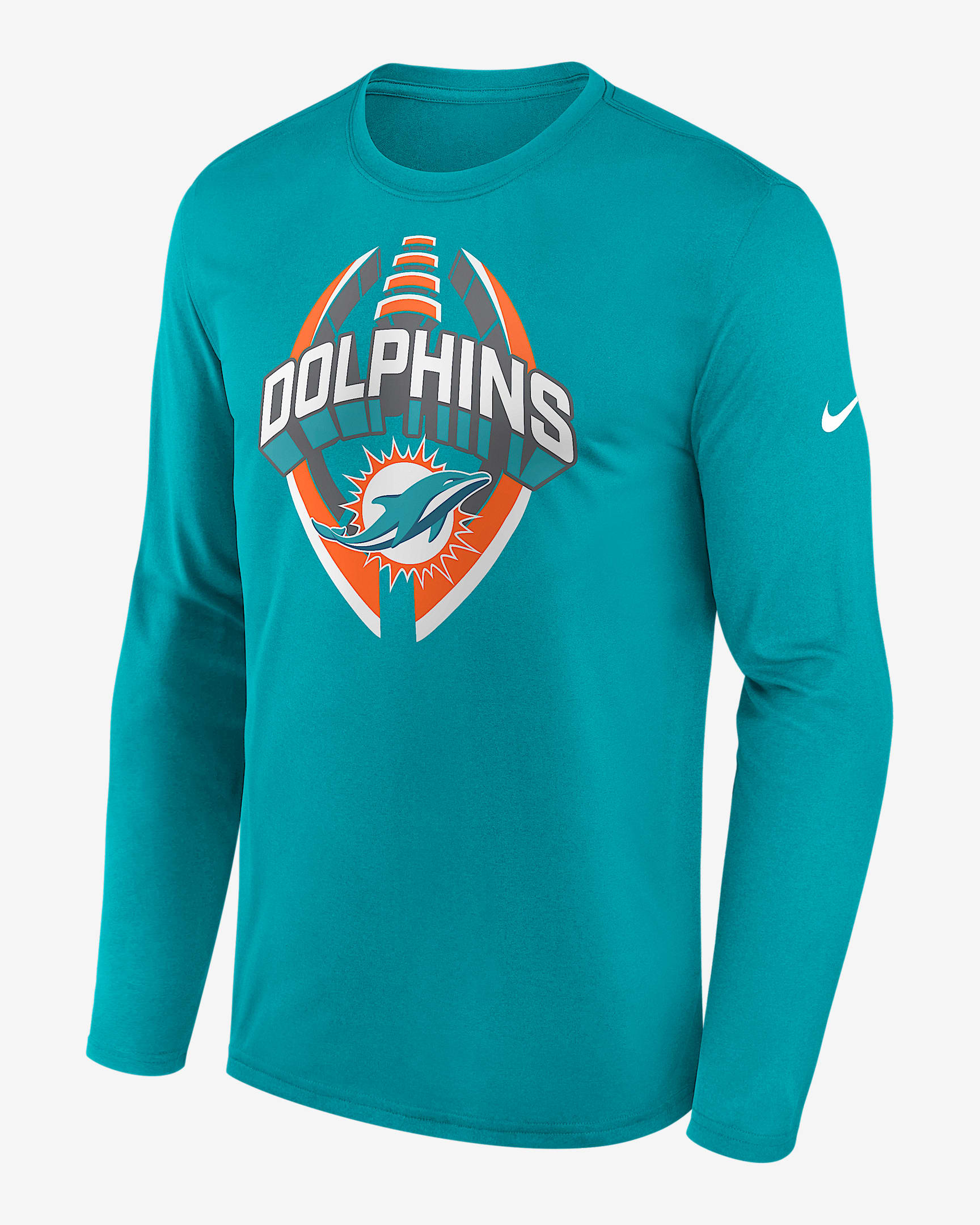 Miami Dolphins Legend Icon Men's Nike Dri-FIT NFL Long-Sleeve T-Shirt - Green