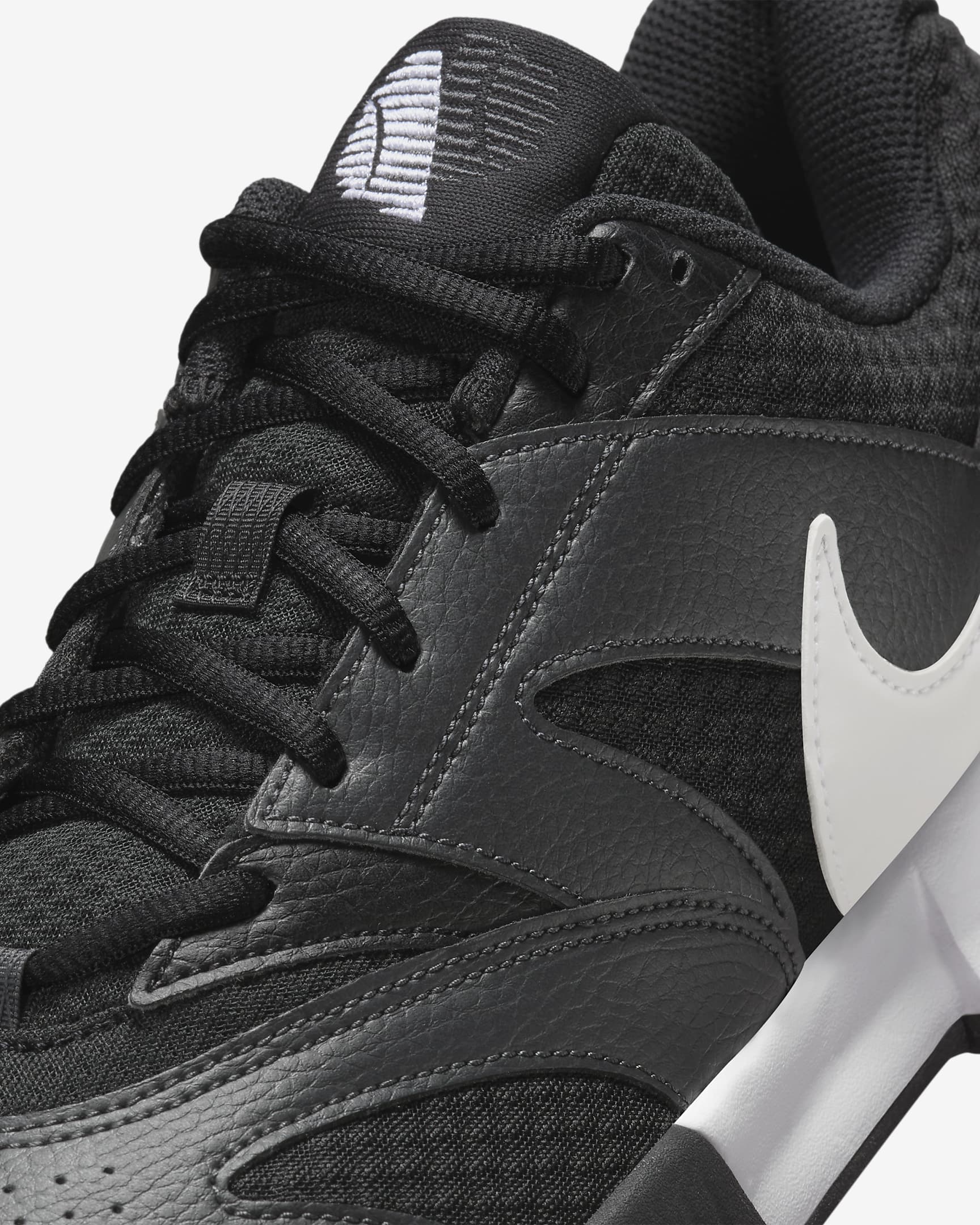 Calzado de tenis para cancha de arcilla para hombre NikeCourt Lite 4 - Negro/Antracita/Blanco