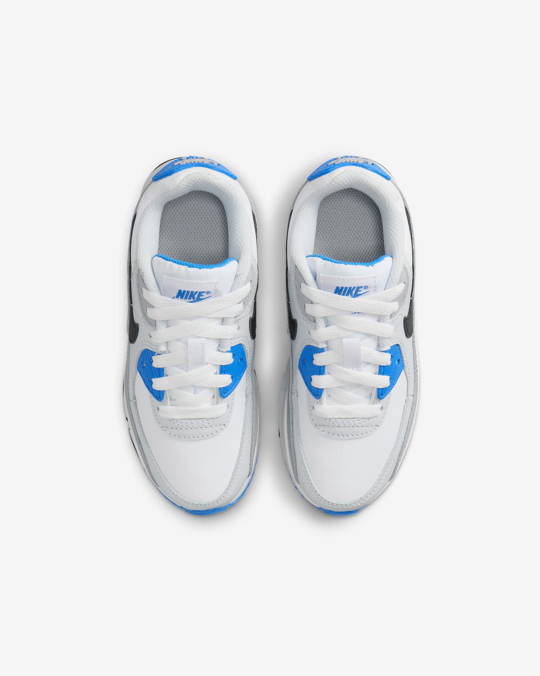 Nike Air Max 90 LTR Younger Kids' Shoes - White/Photo Blue/Pure Platinum/Black