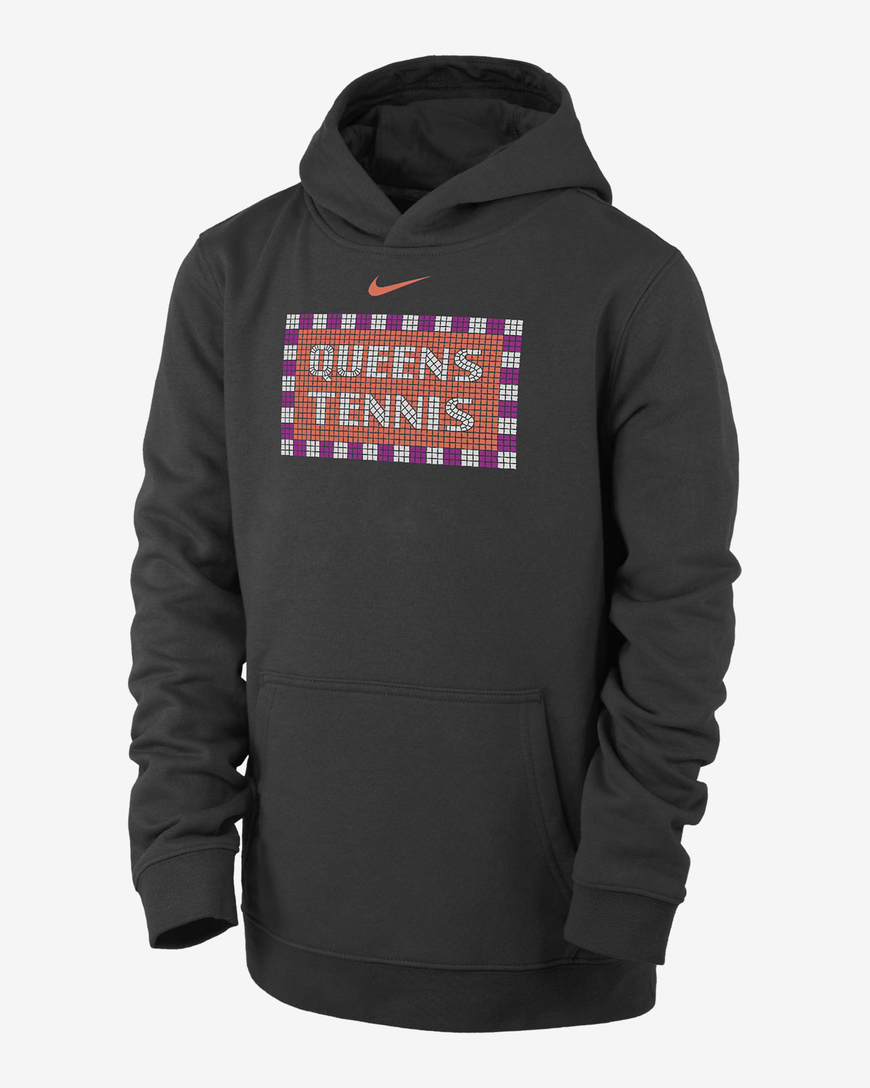 Nike Big Kids' Tennis Pullover Hoodie - Black