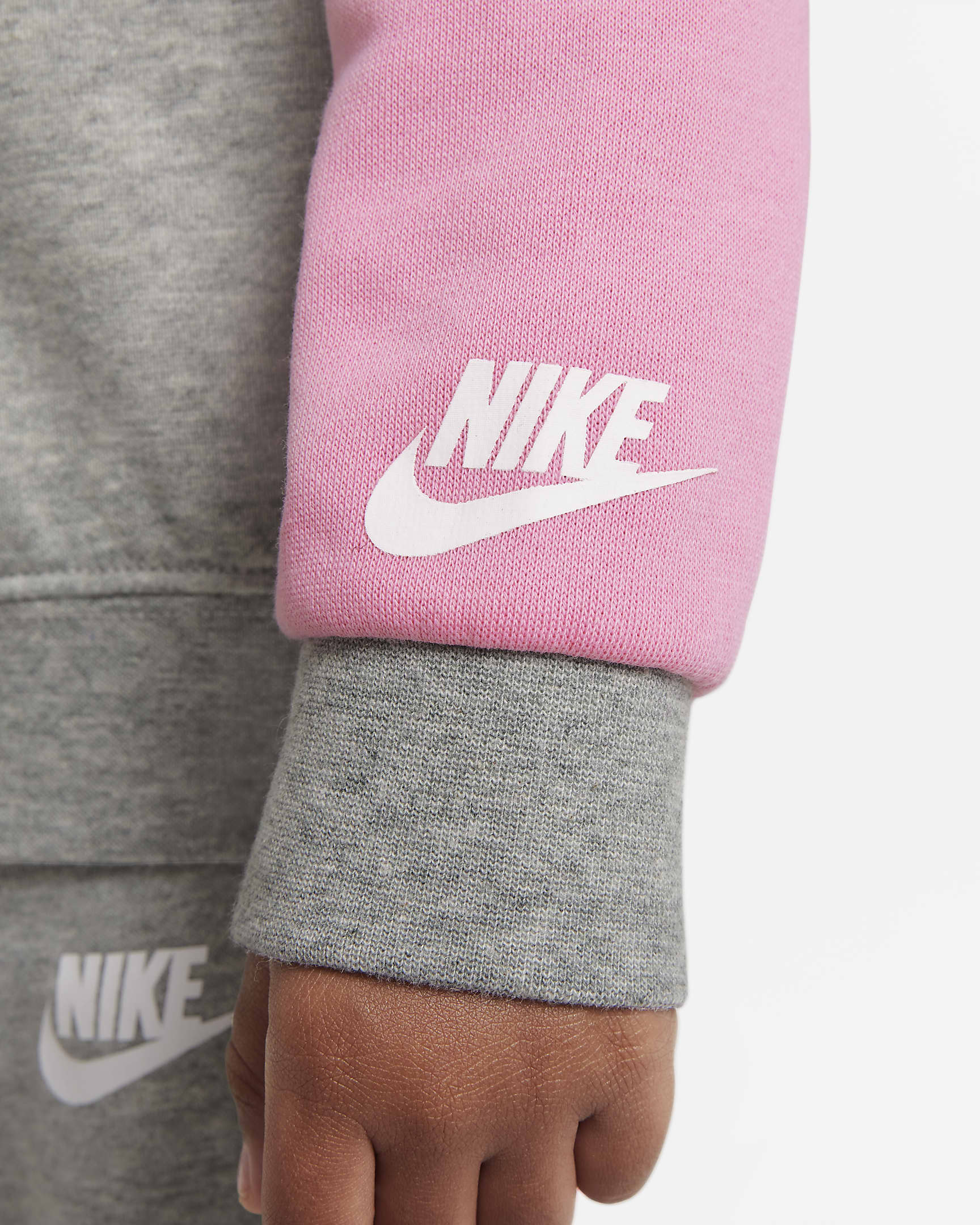 Nike Peuterset met top met ronde hals en broek - Dark Grey Heather