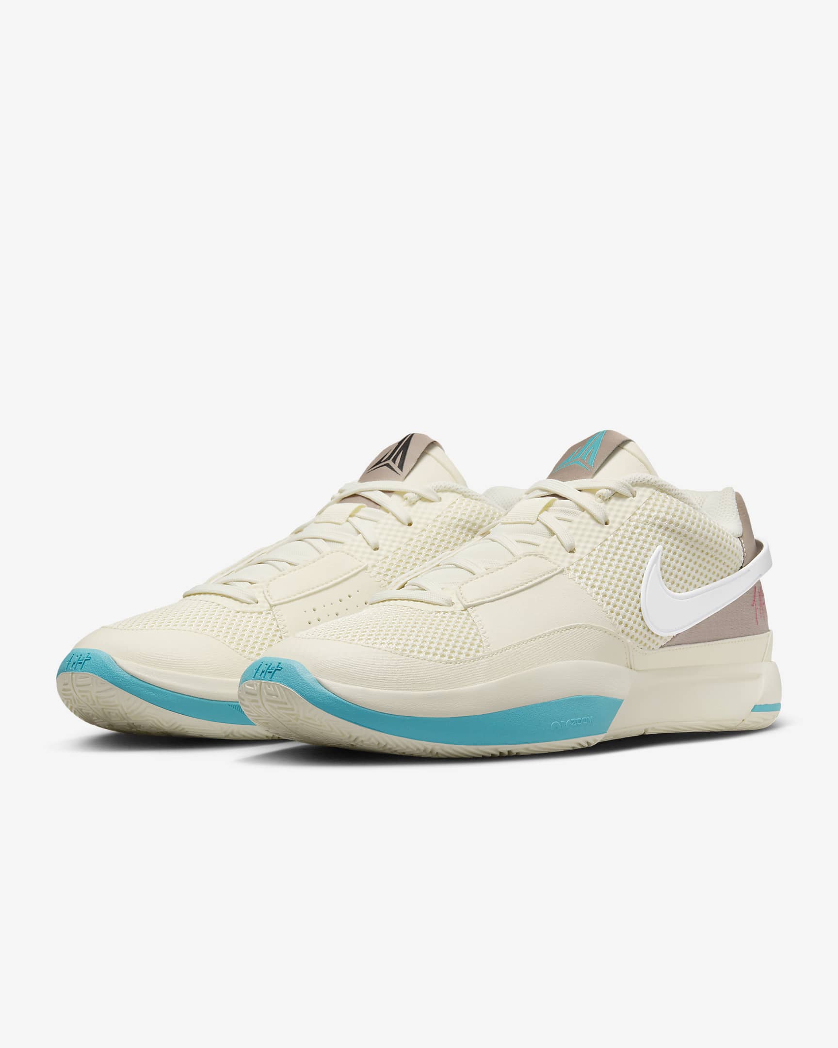 Ja 1 "Vacation" Basketball Shoes - Coconut Milk/Khaki/Black/Coconut Milk