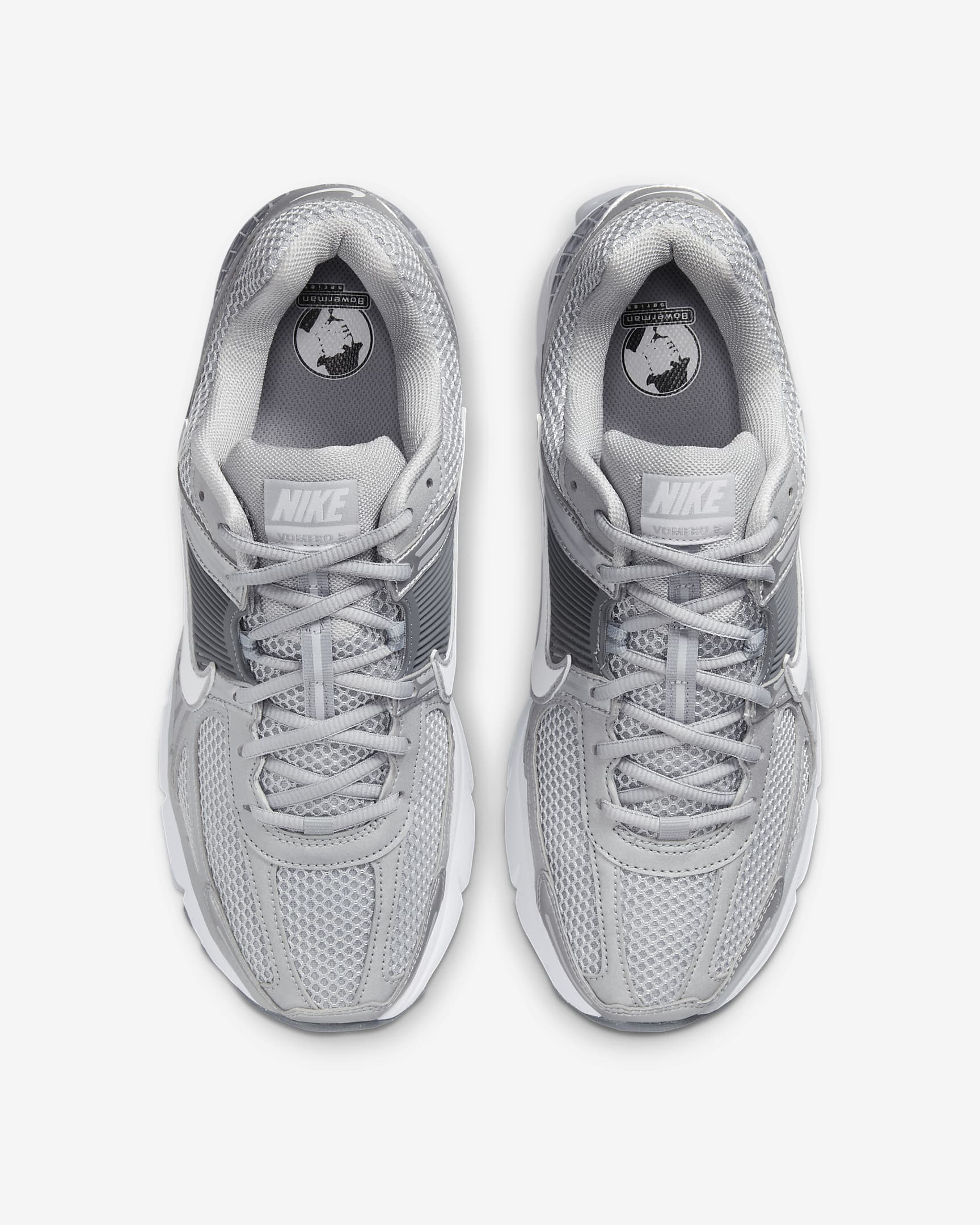 รองเท้าผู้ชาย Nike Zoom Vomero 5 - Wolf Grey/Metallic Silver/Cool Grey/ขาว