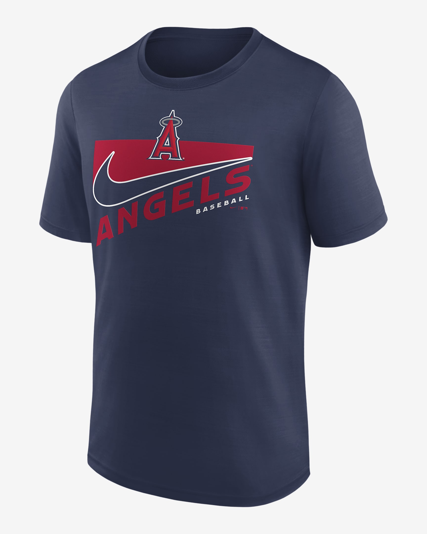 Nike Dri-FIT Pop Swoosh Town (MLB Los Angeles Angels) Men's T-Shirt - Navy