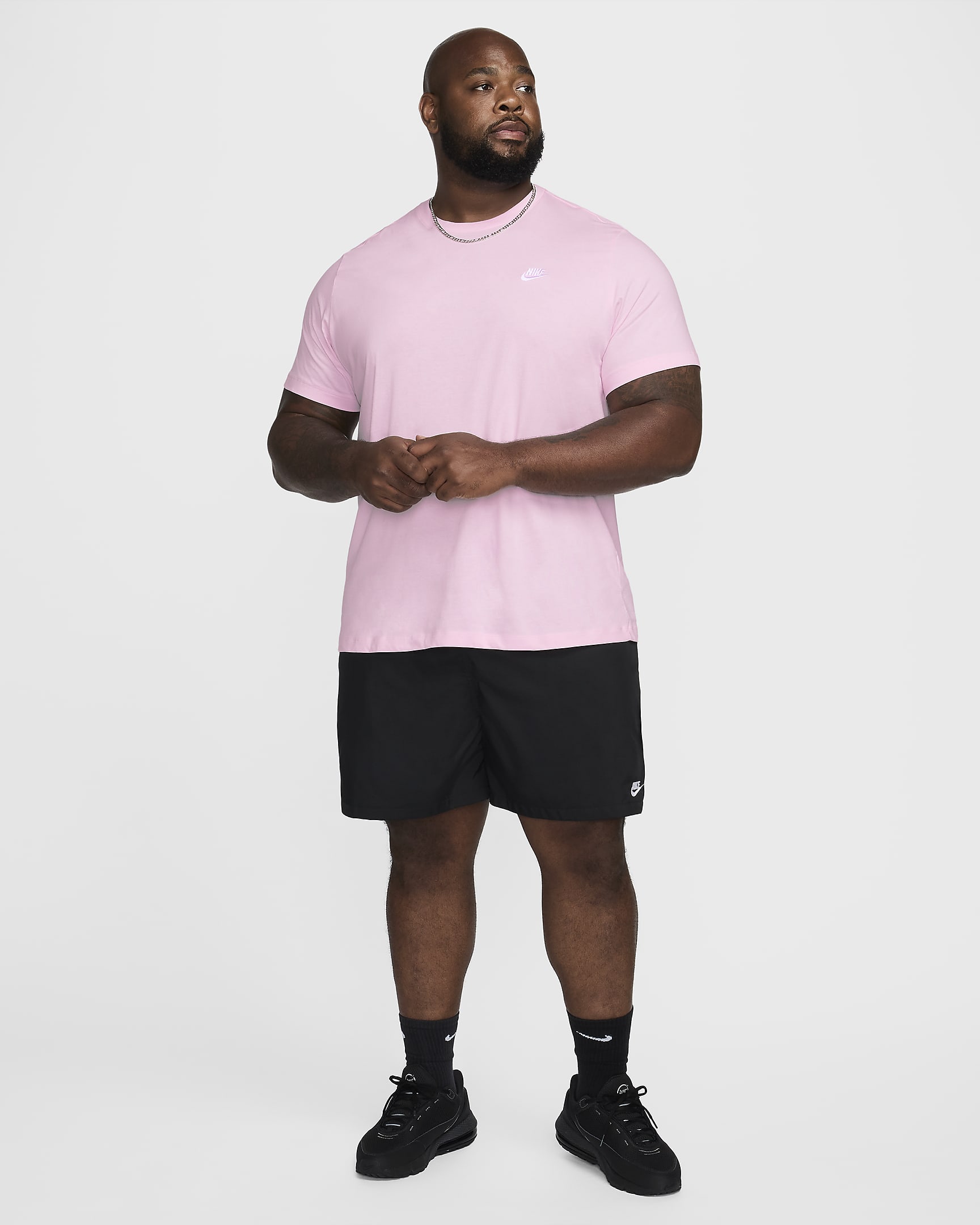 T-shirt Nike Sportswear Club pour Homme - Pink Foam