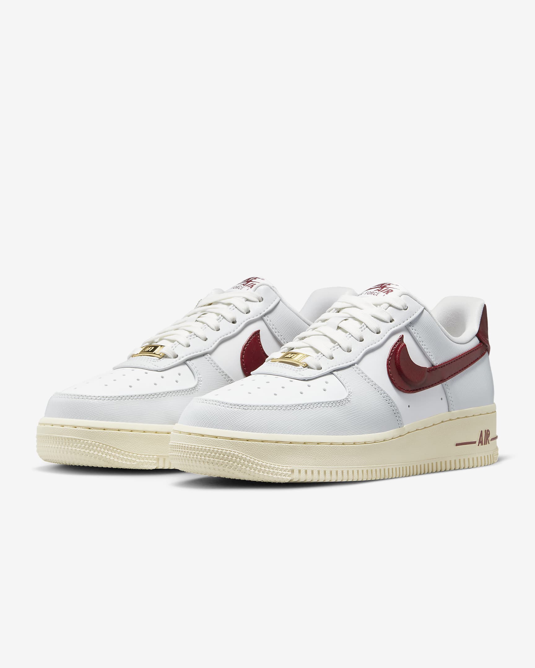 Nike Air Force 1 '07 SE Women's Shoes - Photon Dust/Summit White/Muslin/Team Red