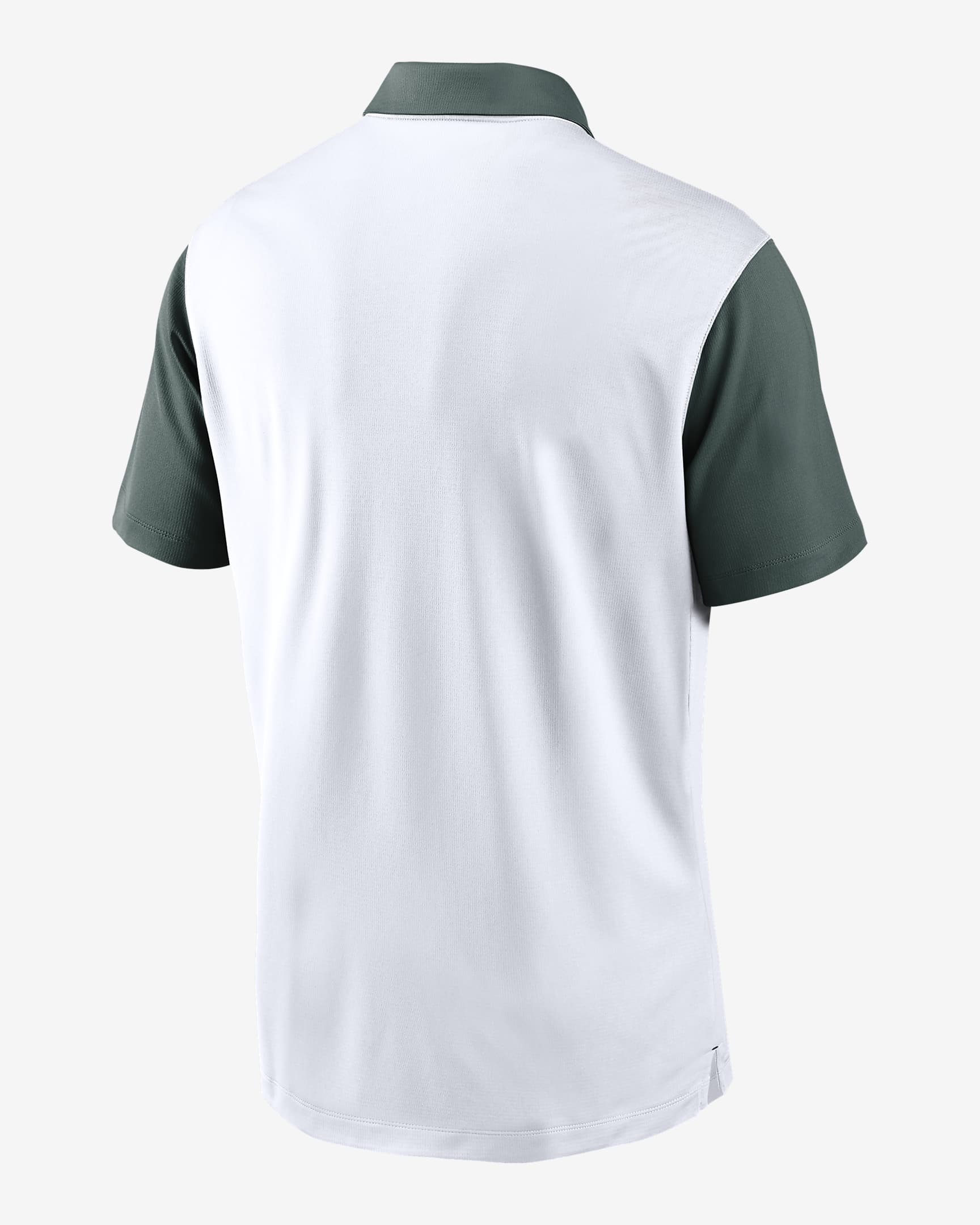 Polo universitario Nike Dri-FIT para hombre Michigan State Spartans Primetime Campus Vapor - Blanco