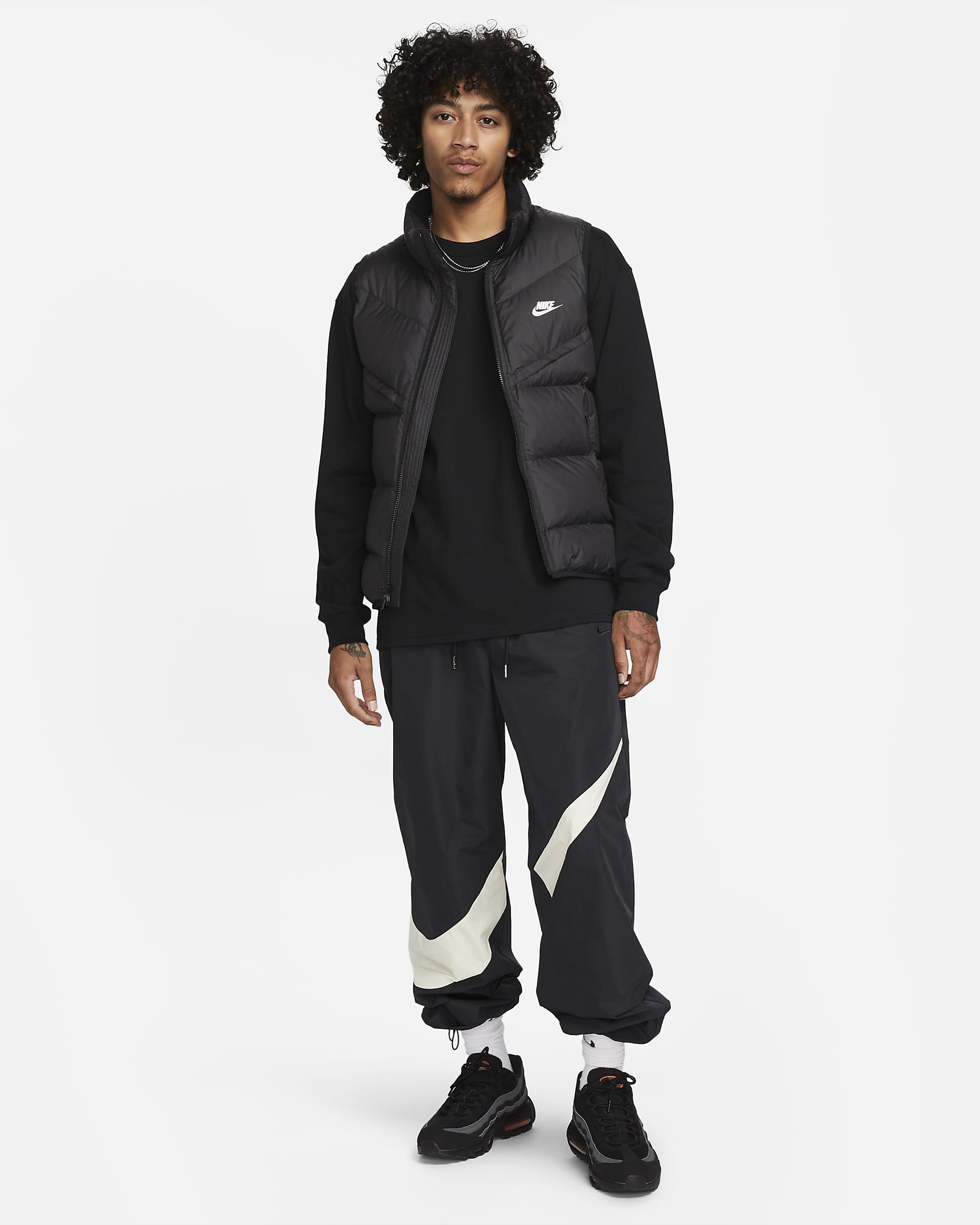 Nike Storm-FIT Windrunner Men's Insulated Gilet - Black/Black/Sail