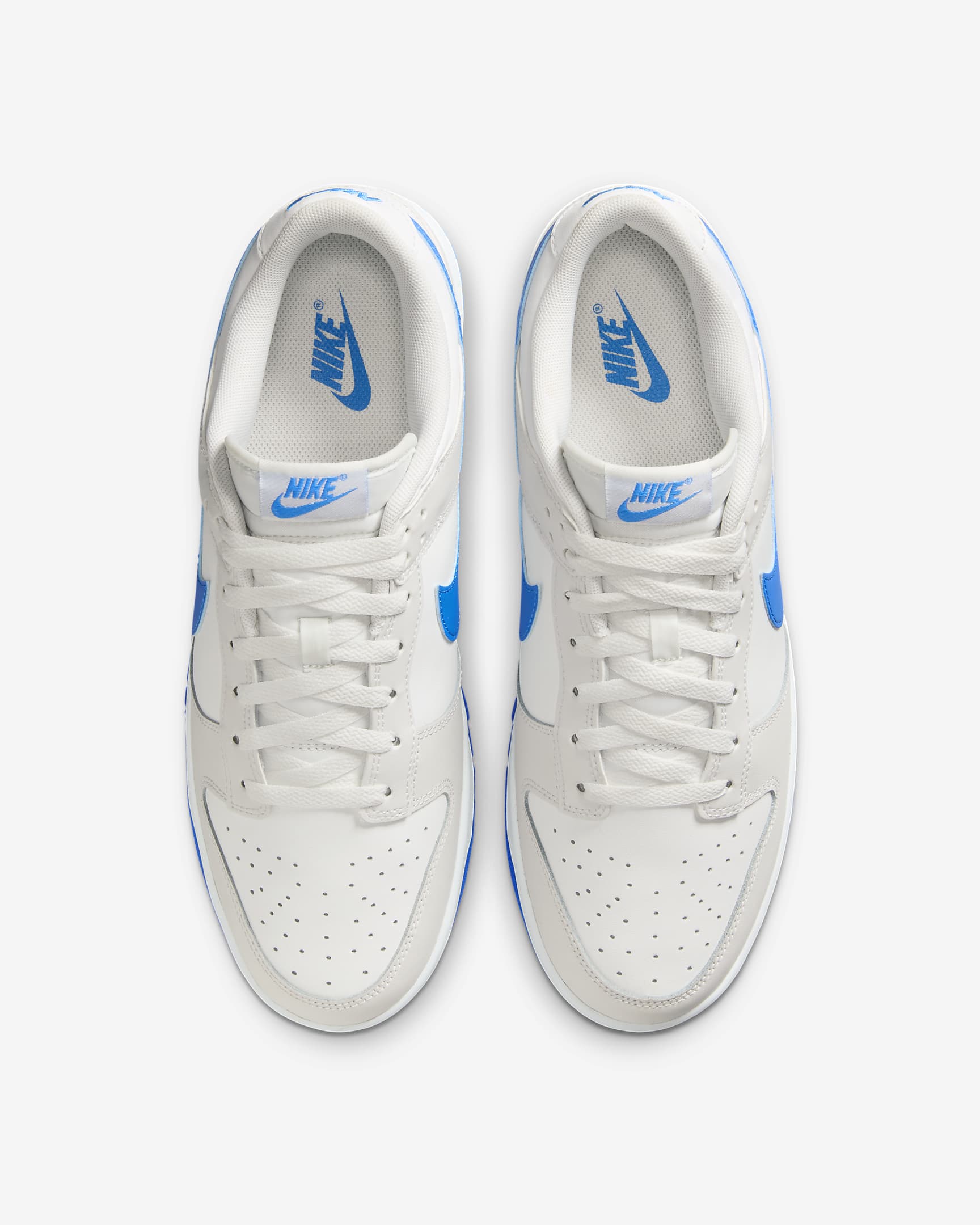 Nike Dunk Low Retro Men's Shoes - Summit White/Platinum Tint/White/Photo Blue