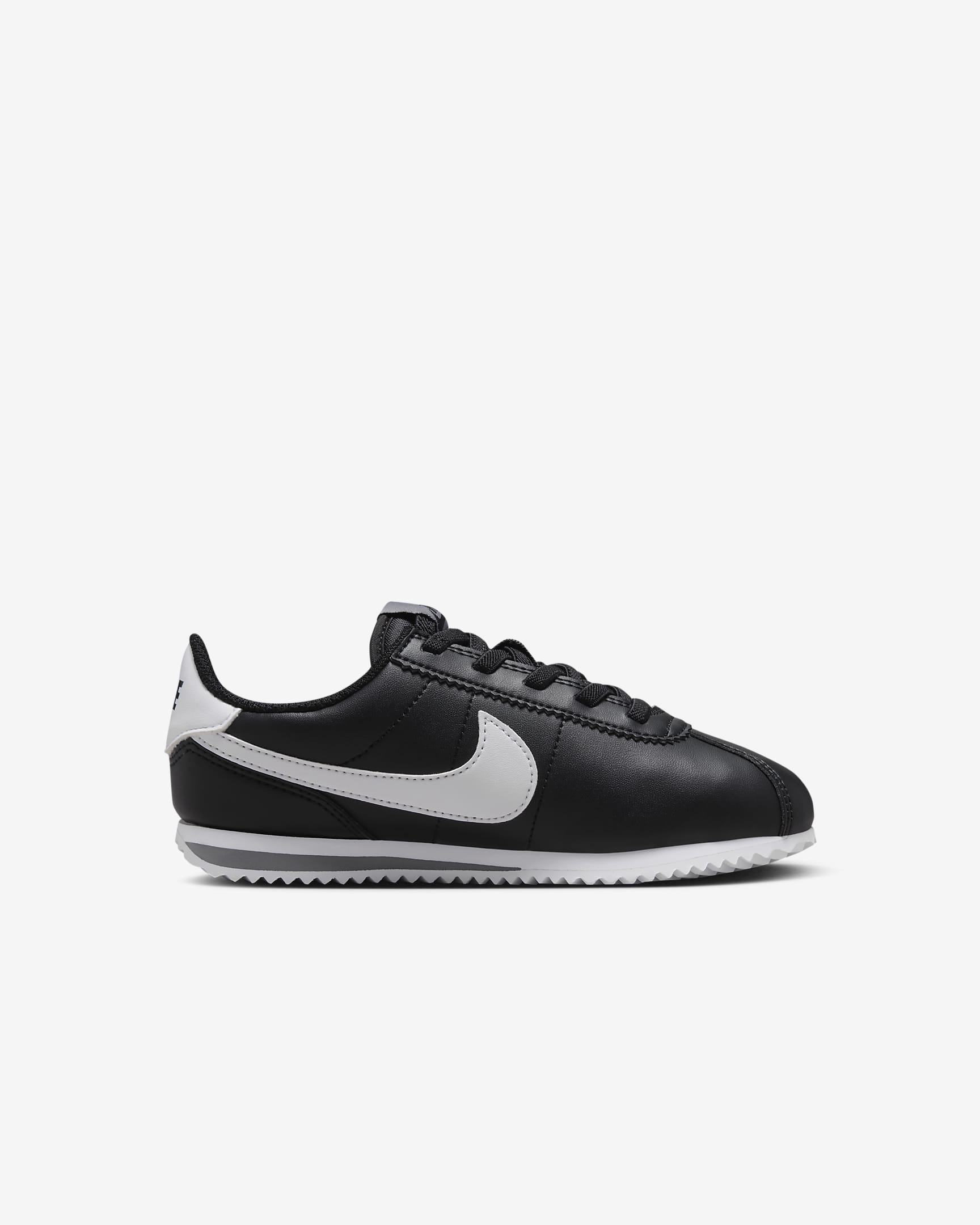 Nike Cortez EasyOn Little Kids' Shoes - Black/Cool Grey/White