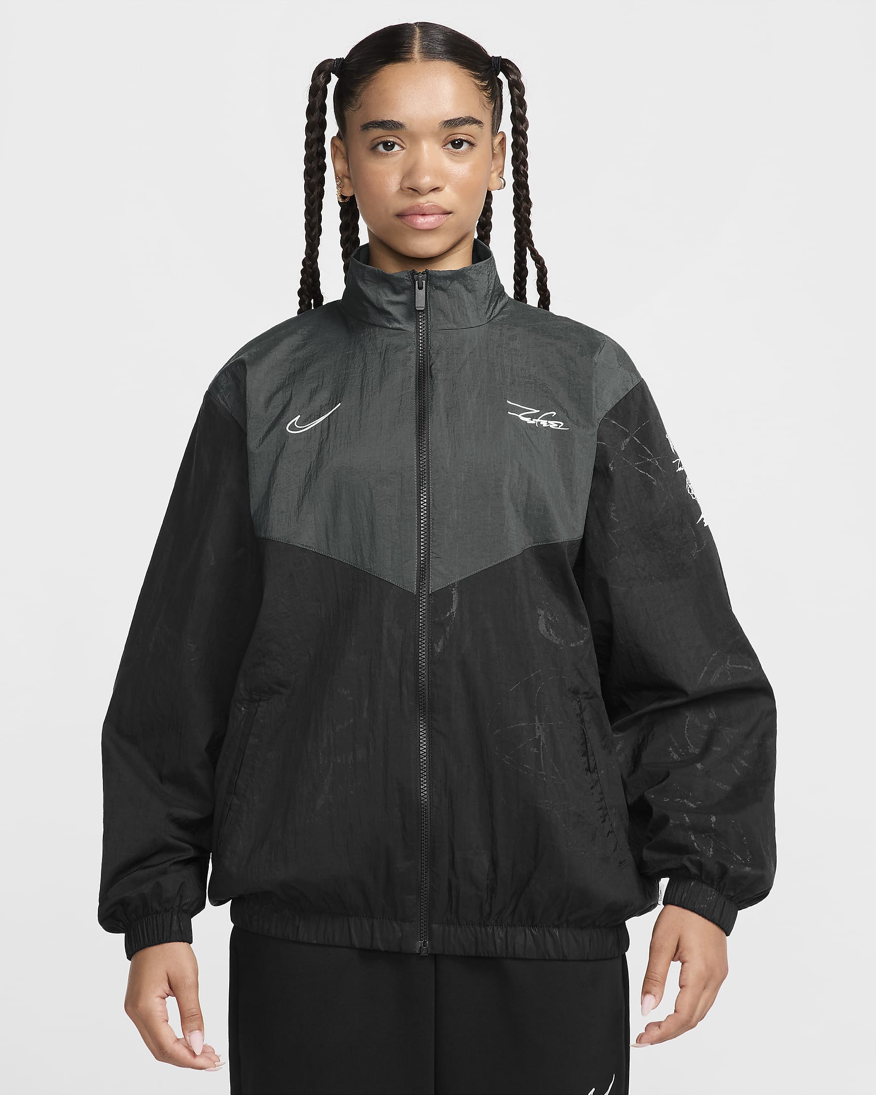 Nike Sportswear Breaking Windrunner Women's Jacket - Black/Anthracite