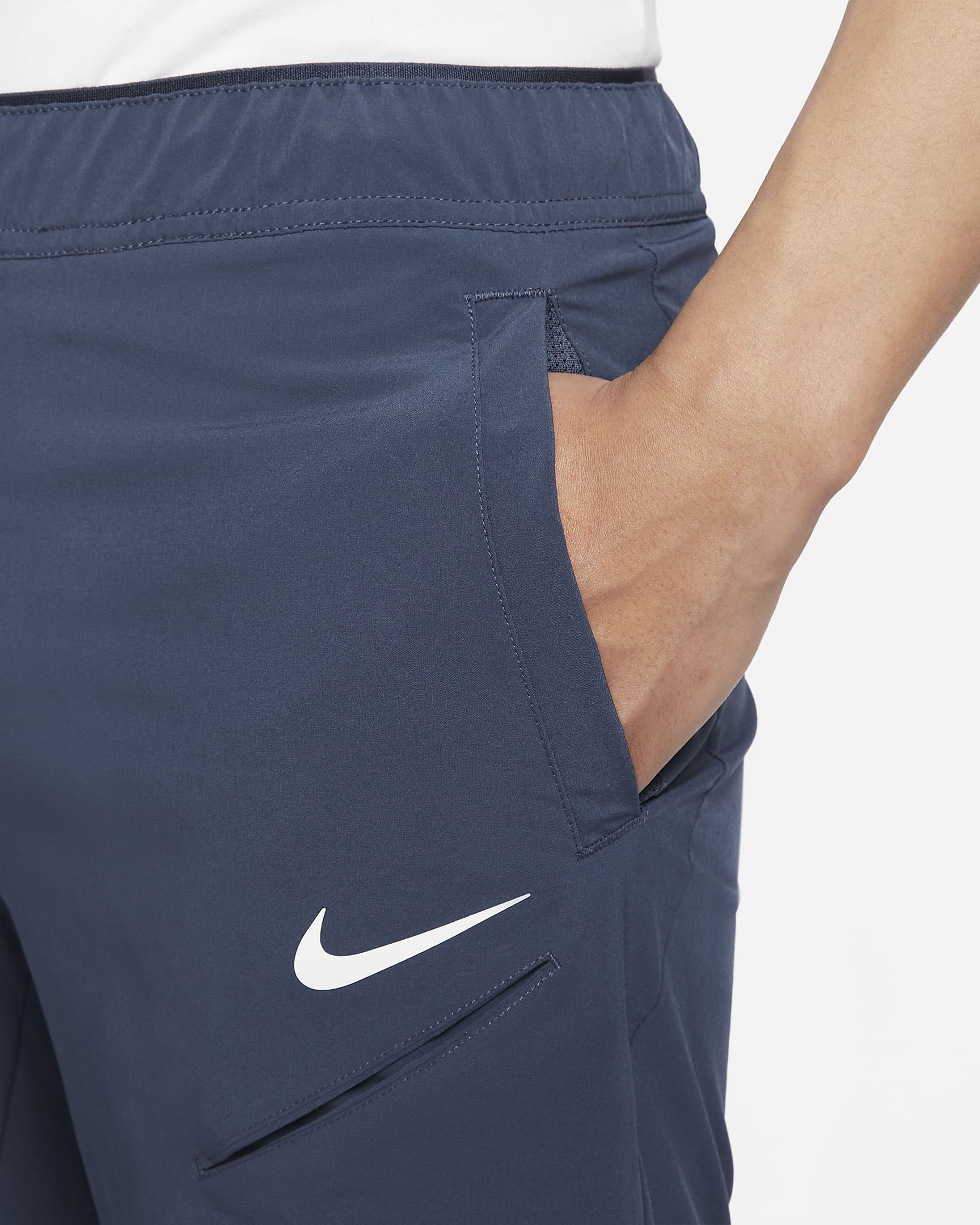 NikeCourt Slam Men's Dri-FIT Tennis Shorts - Thunder Blue/Ashen Slate/White