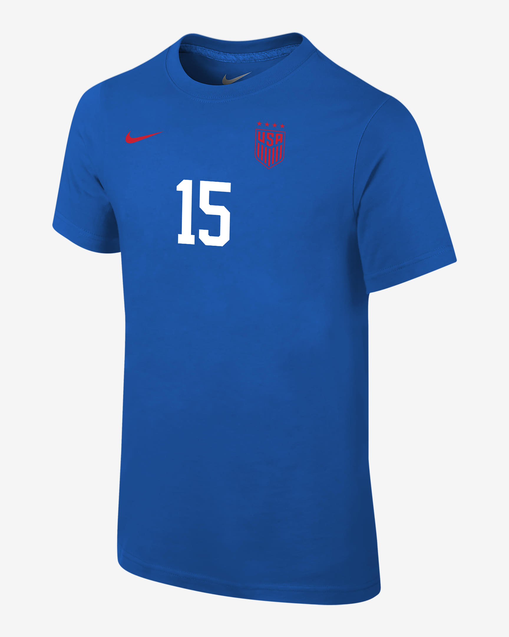 Megan Rapinoe USWNT Big Kids' Nike Soccer T-Shirt - Game Royal