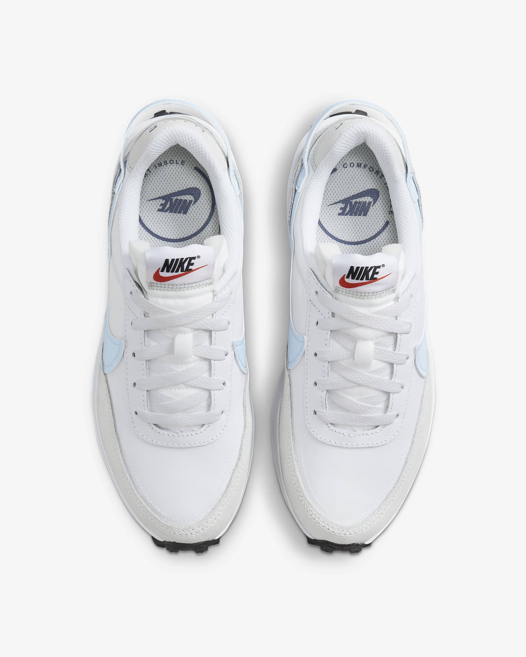 Nike Waffle Debut Women's Shoes - White/Summit White/White/Blue Tint