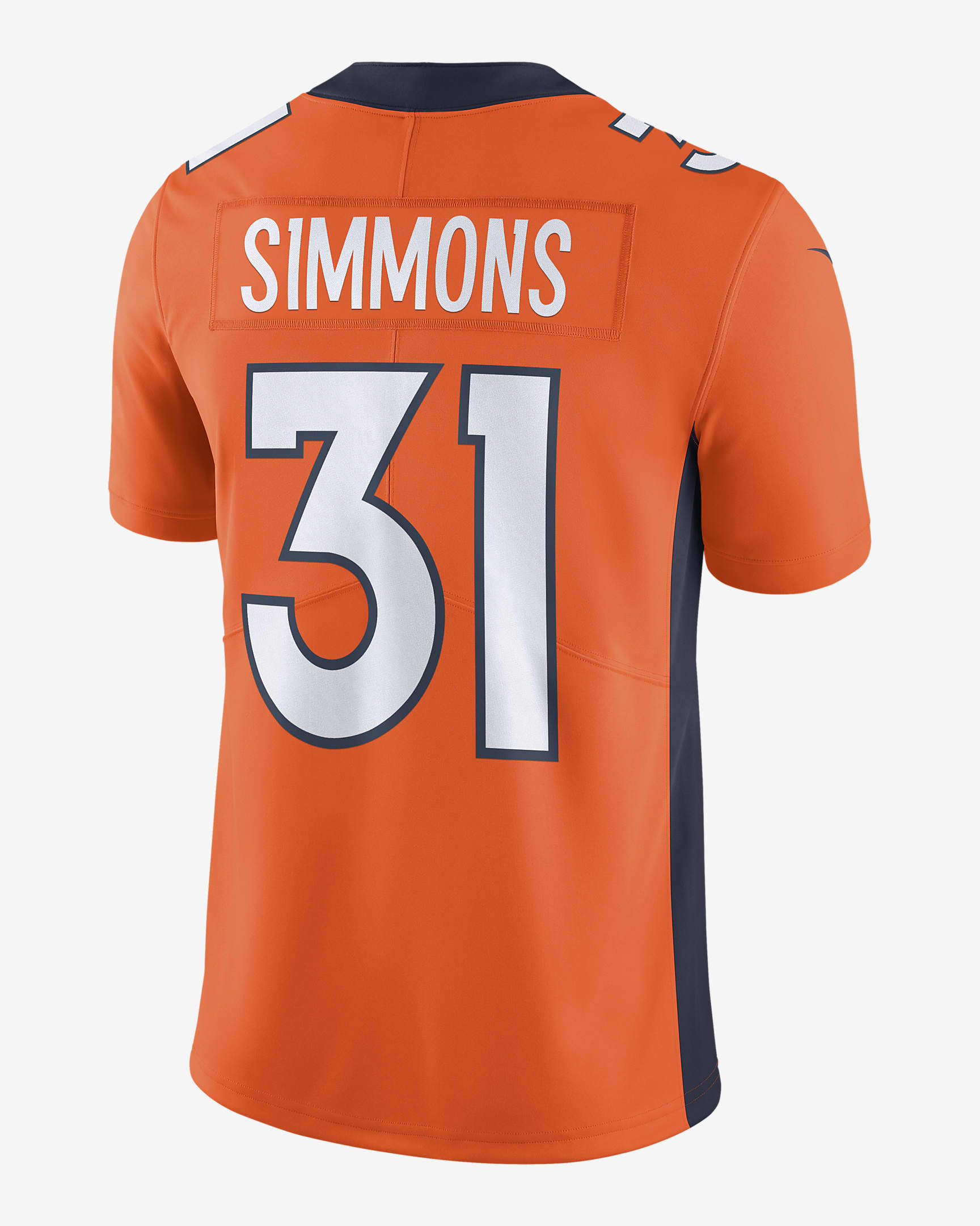 Justin Simmons Denver Broncos Men's Nike Dri-FIT NFL Limited Football Jersey - Orange