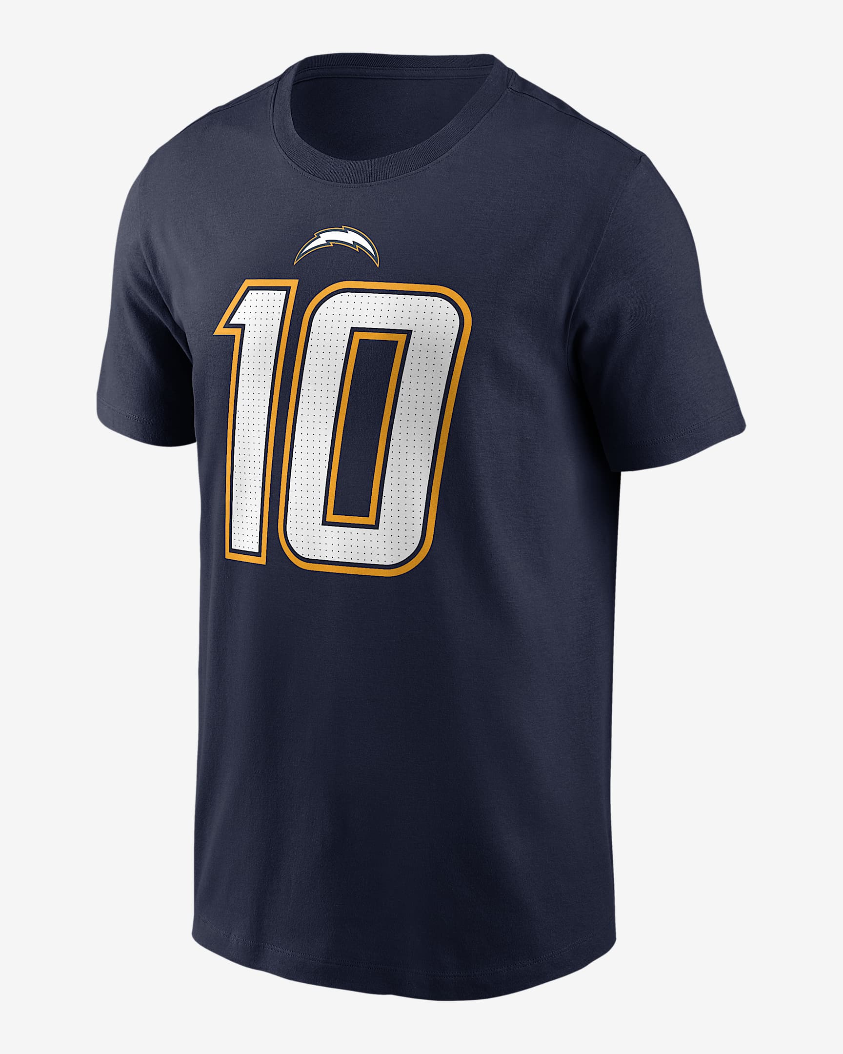 Justin Herbert Los Angeles Chargers Men's Nike NFL T-Shirt - Navy