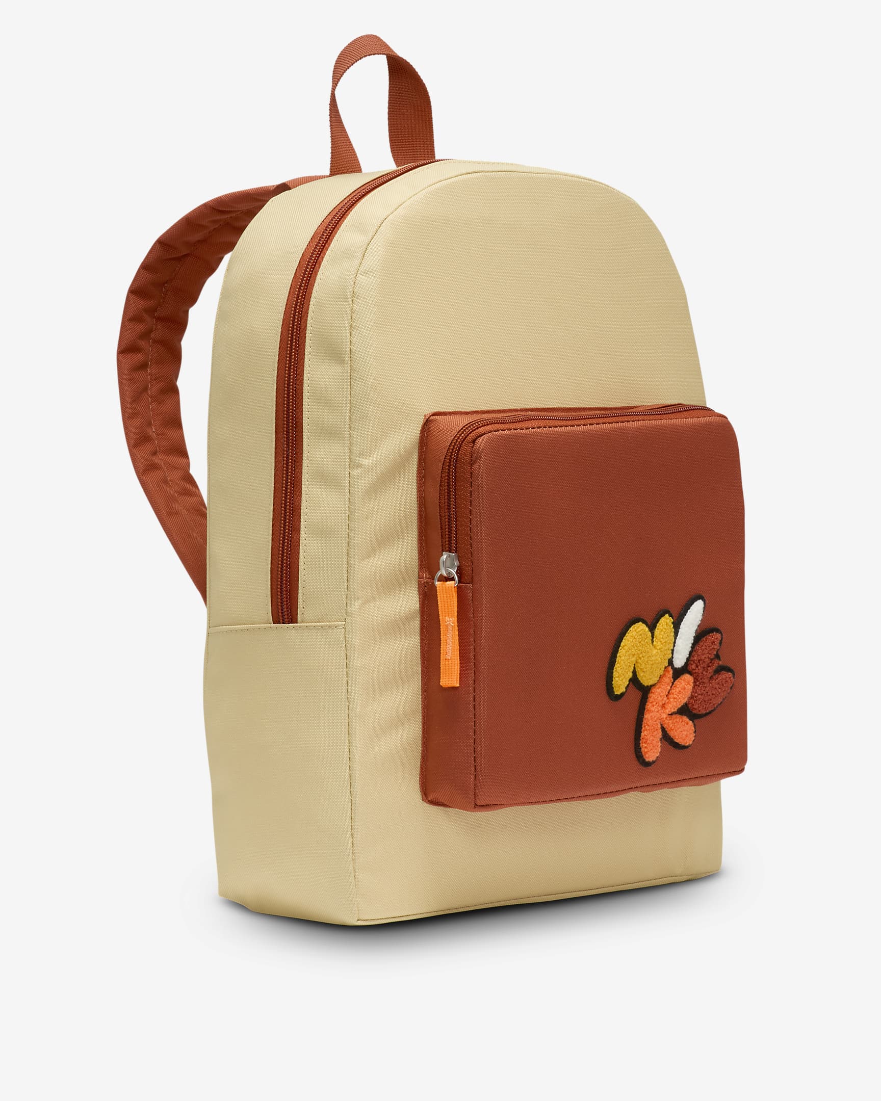 Nike Classic Kids' Backpack (16L) - Sesame/Burnt Sunrise/Total Orange