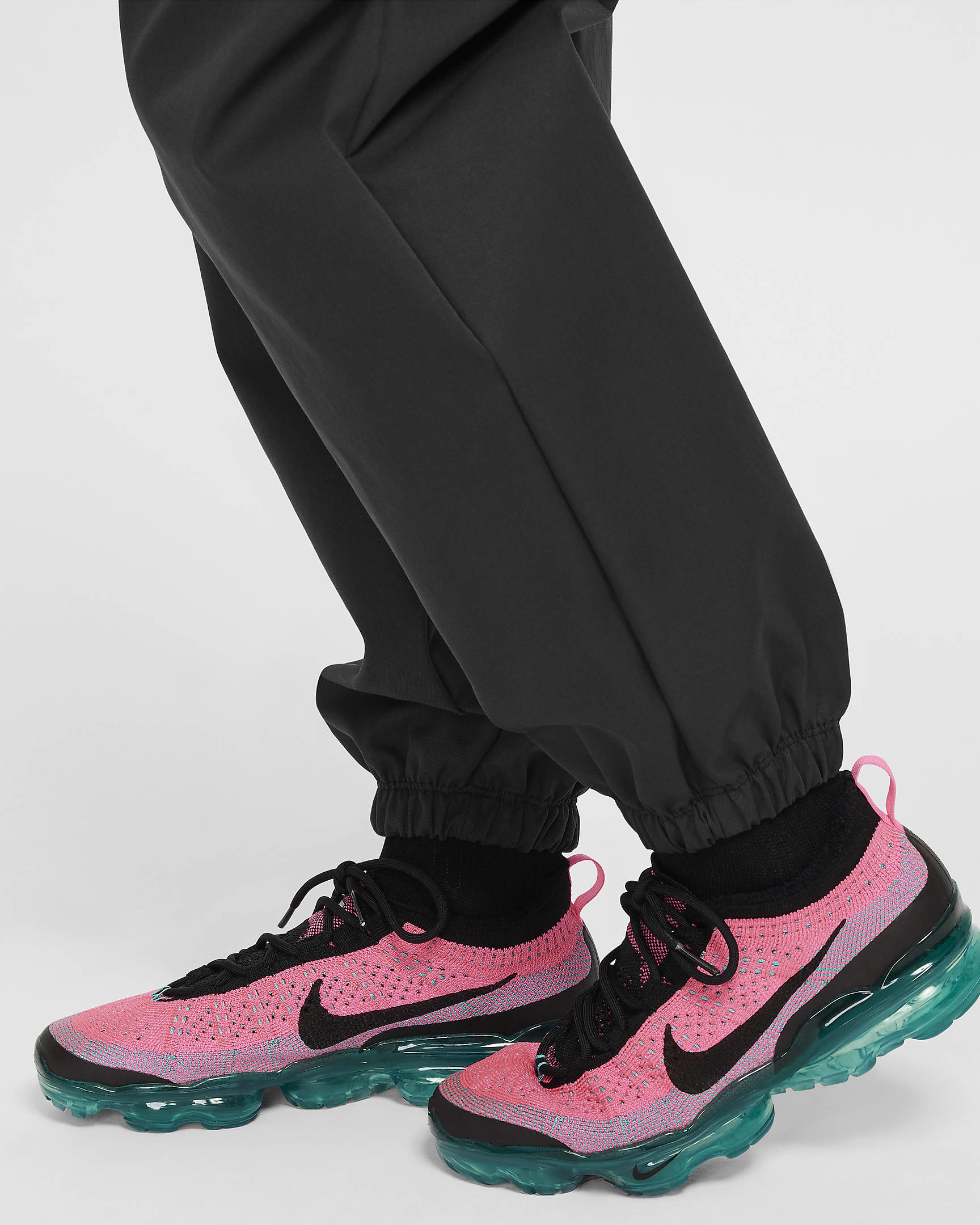 Nike Sportswear cargobroek voor meisjes - Zwart/Wit