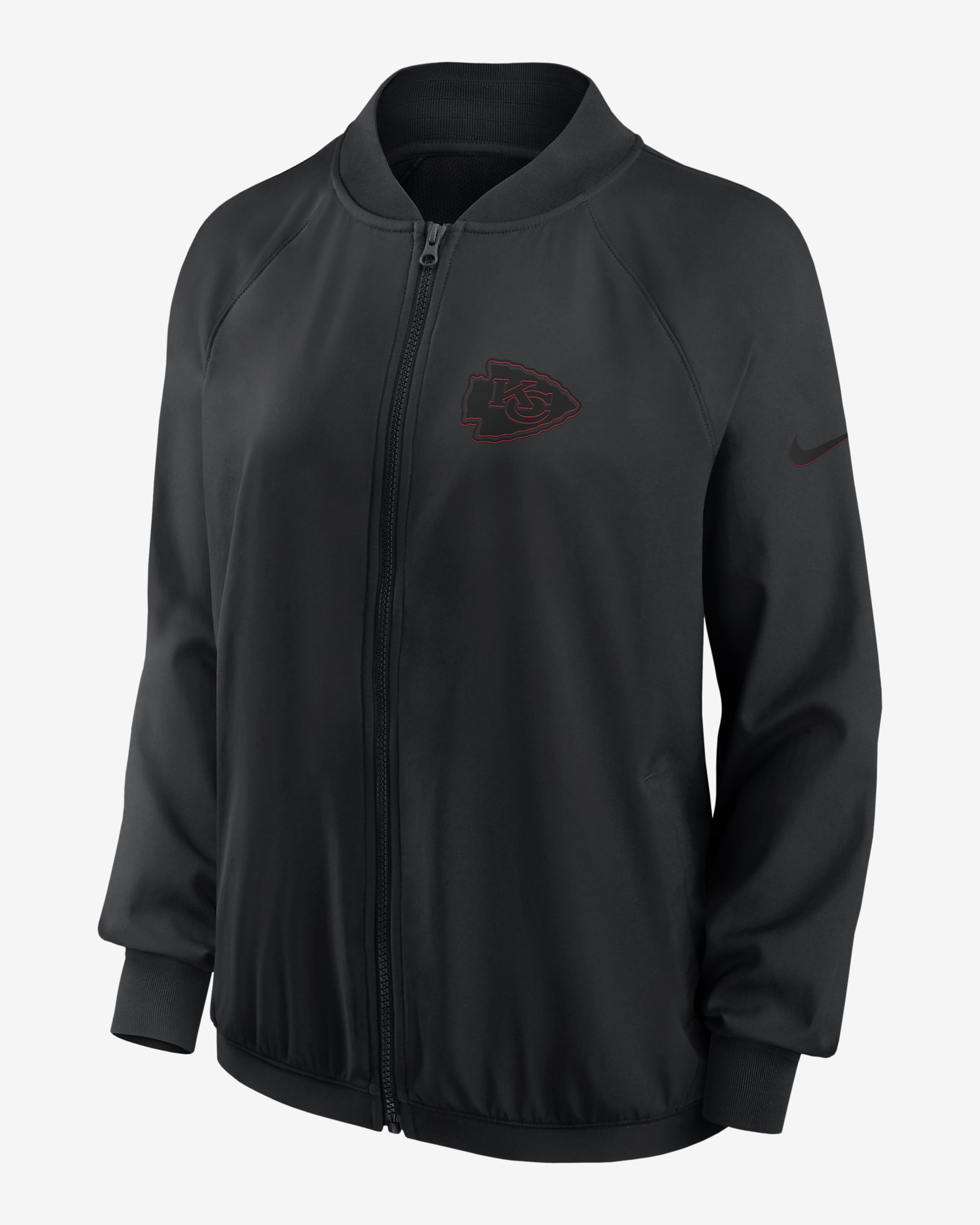 Kansas City Chiefs Women's Nike Dri-FIT NFL Full-Zip Jacket - Black