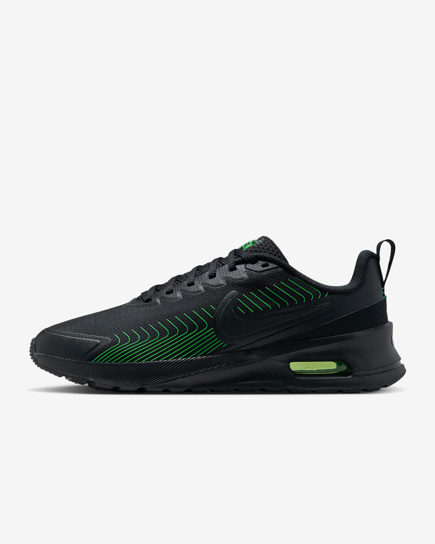 Nike Air Max Nuaxis Men's Shoes - Black/Green Strike/Black/Black