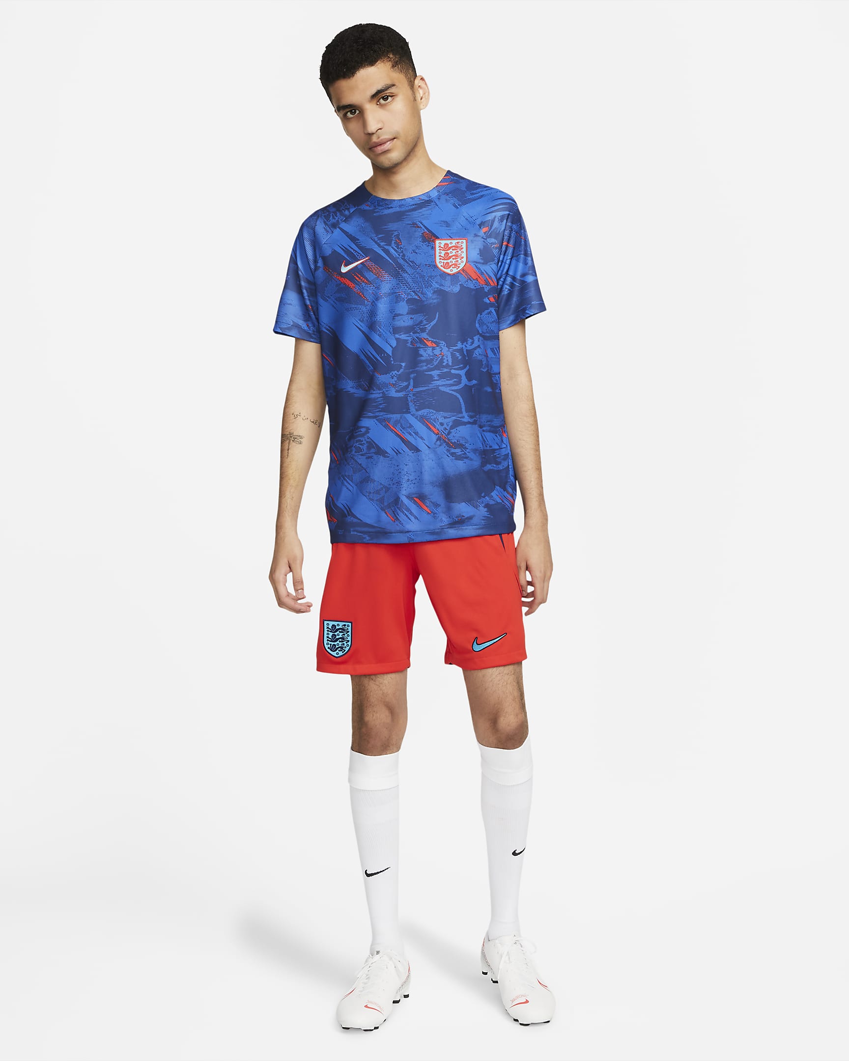 Shorts de fútbol Nike Dri-FIT de Inglaterra visitante 2022/23 Stadium ...